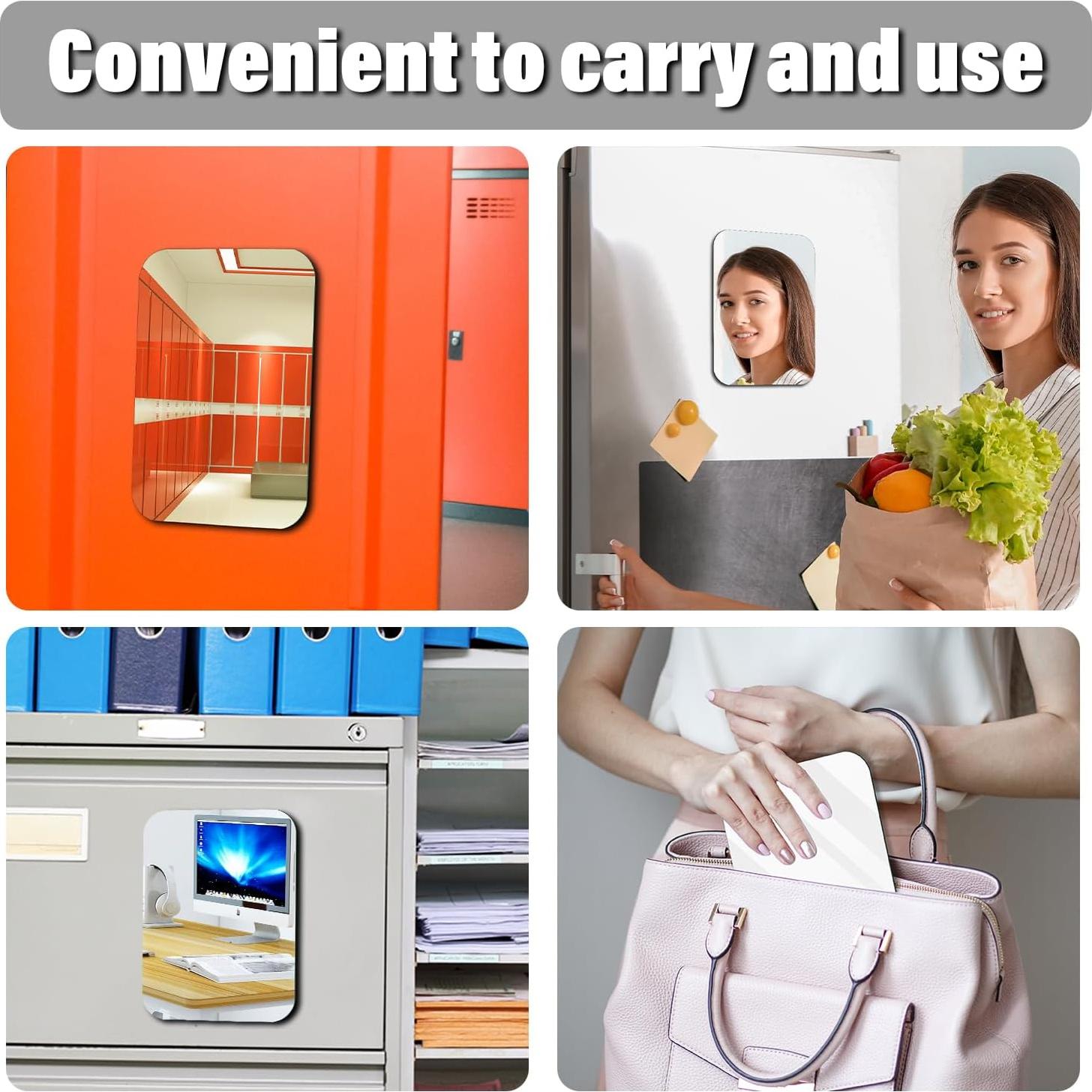 Espejo Magnético Tooackl 17.78x15.24 cm Vidrio HD Sin Marco