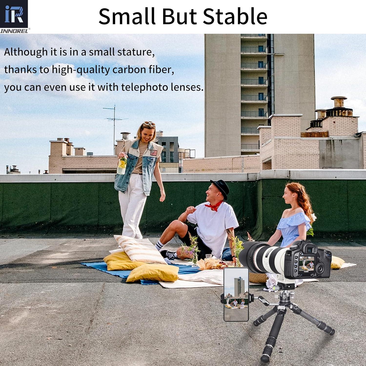 Trípode Mini de Carbono INNOREL CT223C 10 Capas 10kg