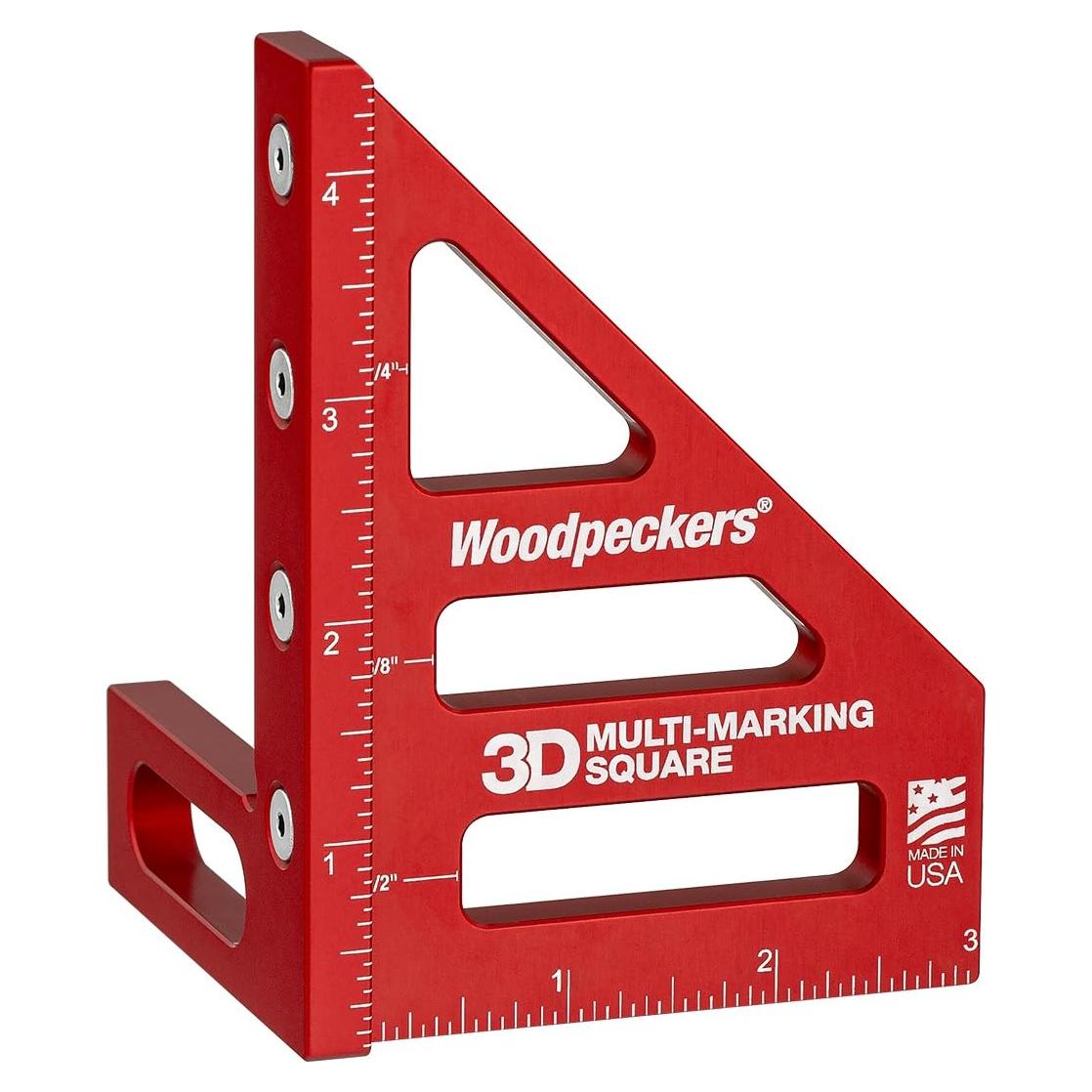 Escuadra de Marcado Múltiple 3D Woodpeckers - Aluminio, Precisión