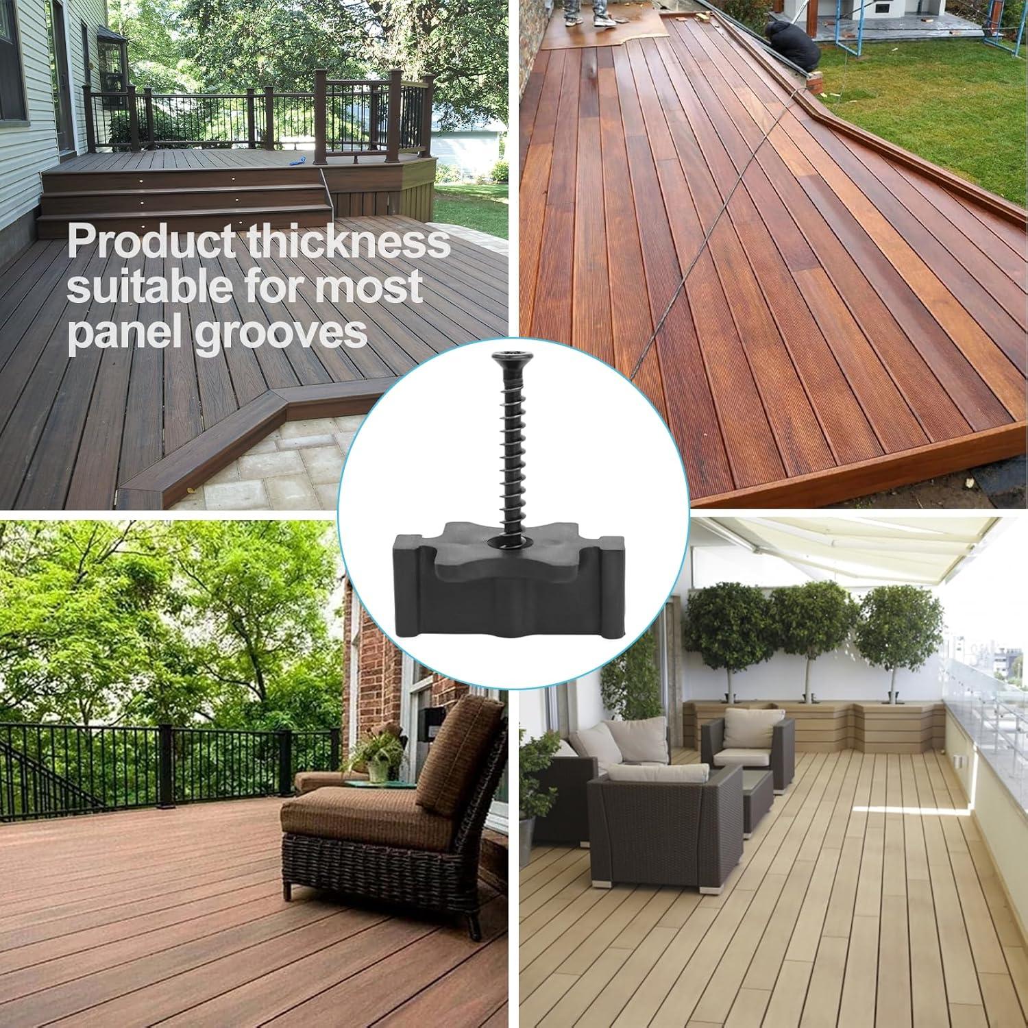 Sujetadores Ocultos para Deck Drrowft 600 Unidades Plástico