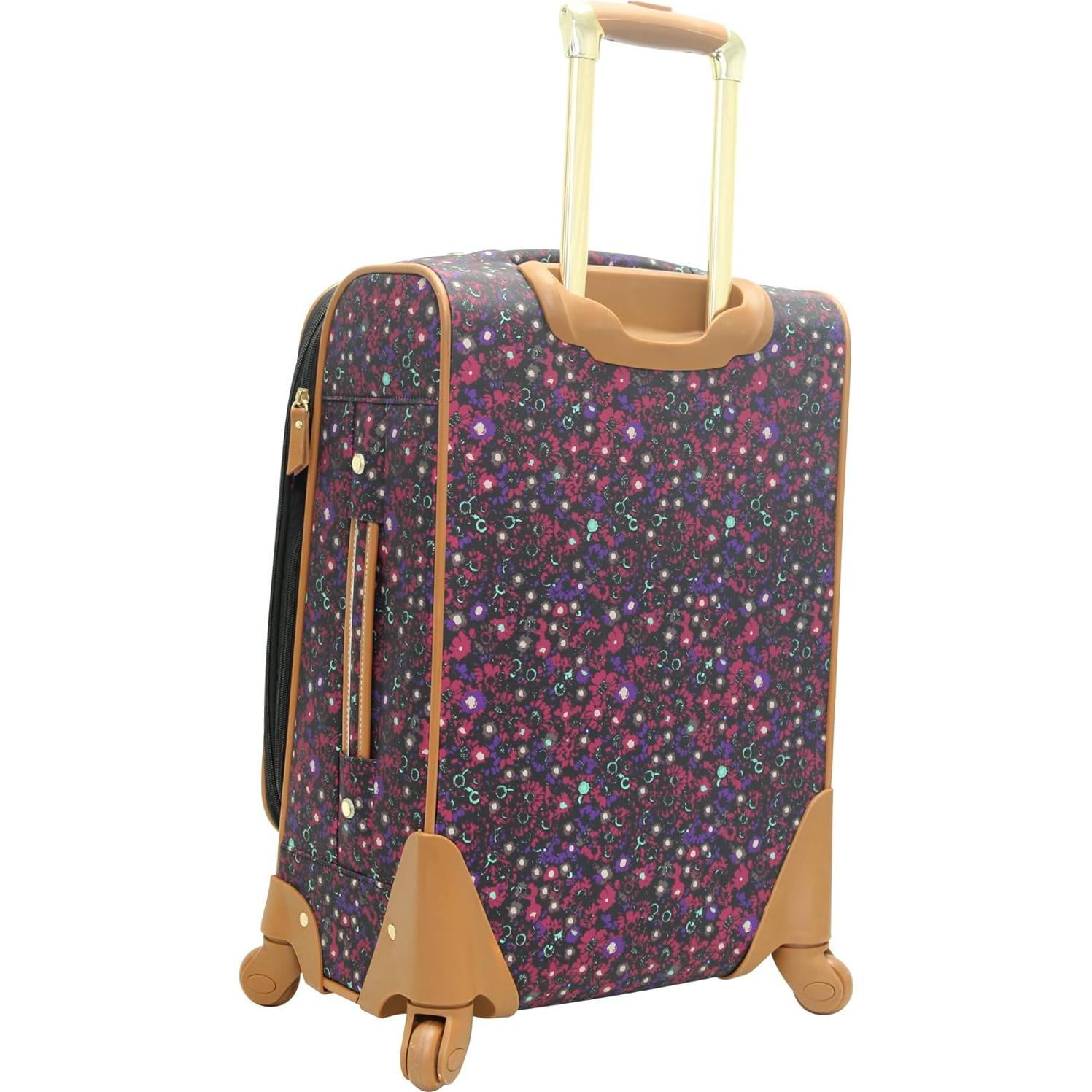 Maleta Expandible Steve Madden 20" Púrpura Oscuro 36L