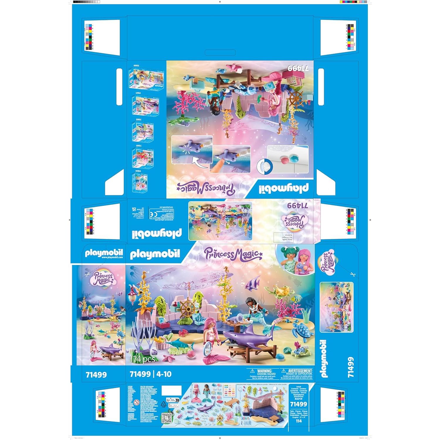 Cuidado de Animales de Sirena Playmobil 71499 - 114 Piezas