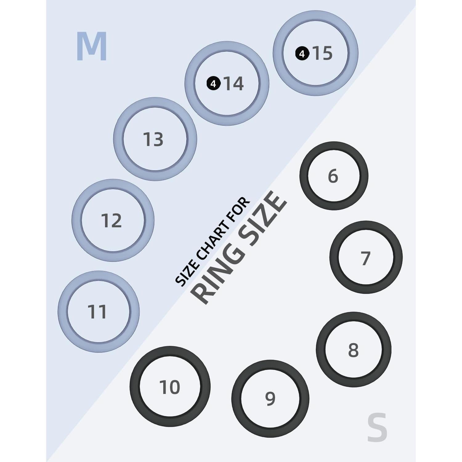 Cubierta de Silicona para Anillo Oura Gen 3/4 - Talla M