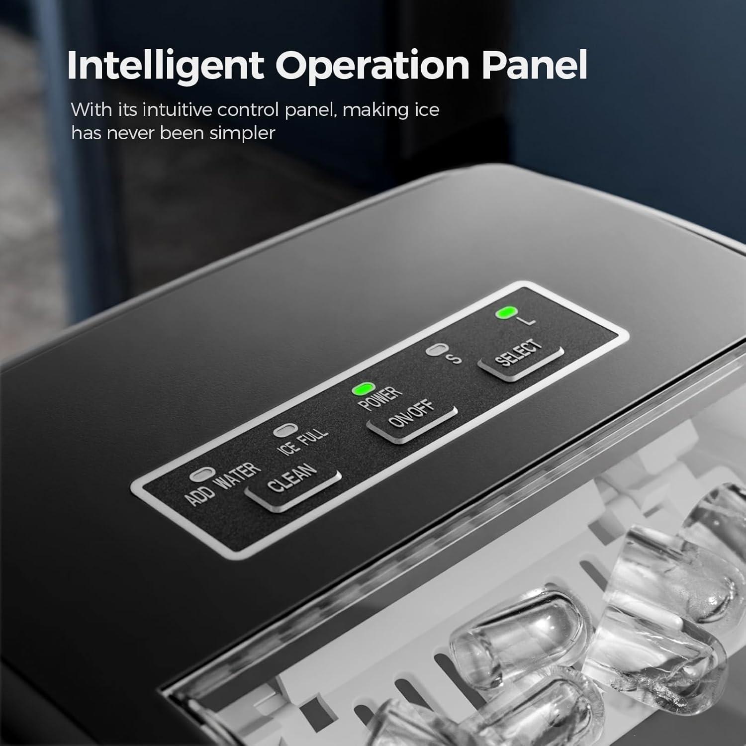 Máquina de Hielo Electactic Z5812B 11,79 kg 9 Cubos en 6 Min