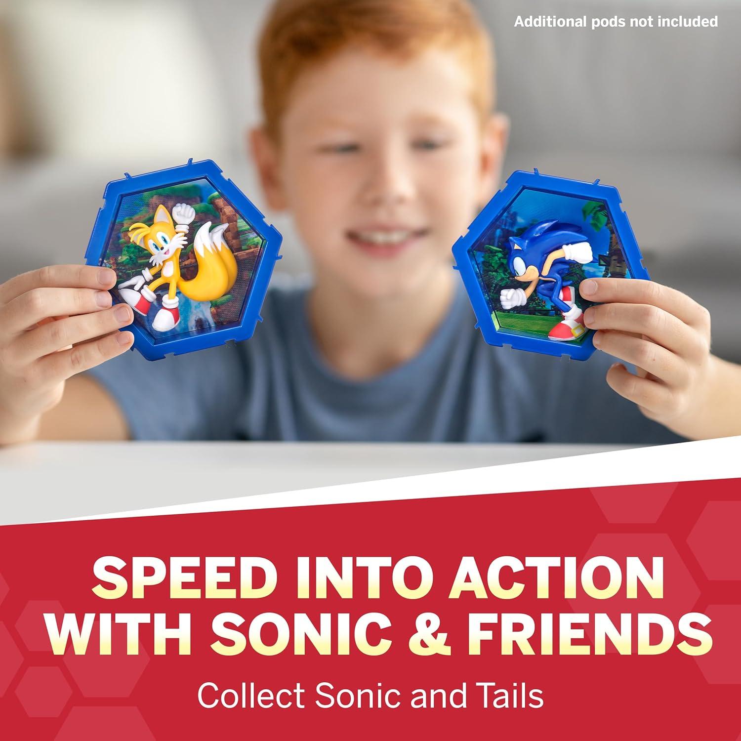 Figura Coleccionable PODS 4D Sonic 3D Conectable 91g