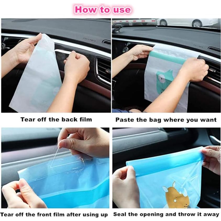 Bolsa de Basura para Auto Kinteshun 60pcs Impermeable