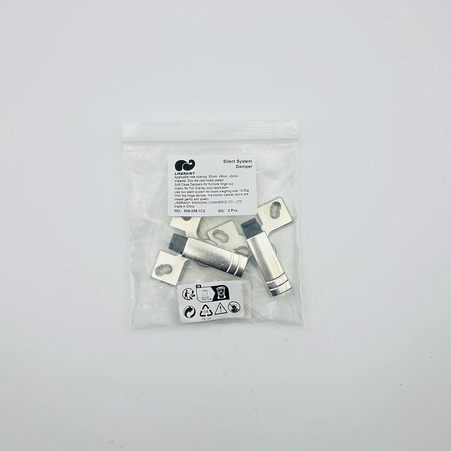 Amortiguadores de Cierre Suave LIKERAINY para Puertas de Muebles - 2 Piezas