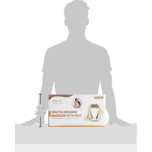 Masajeador Shiatsu FS8801 con Calor para Cuello y Espalda