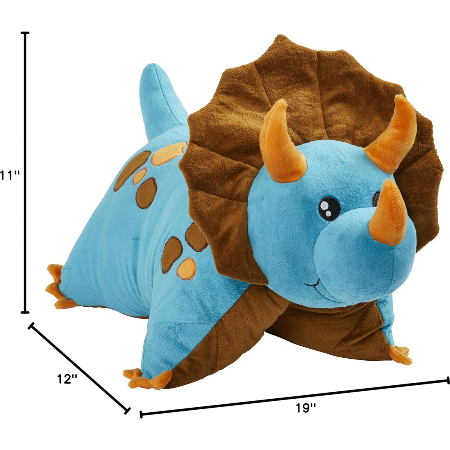 Pillow Pets Dinosaurio Azul 45.72 cm Juguete de Peluche
