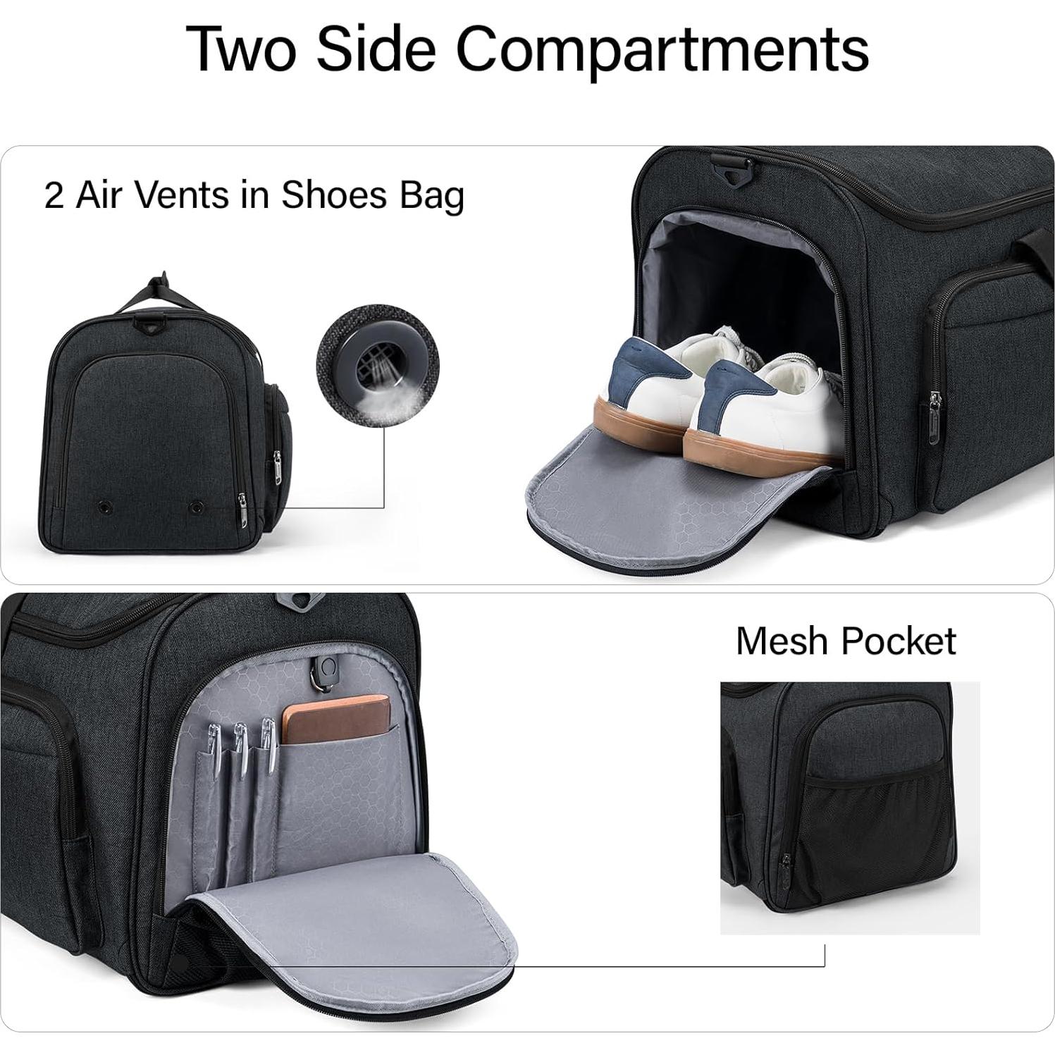 Bolsa de Viaje Hanke Duffle 2 en 1 con Compartimento para Zapatos