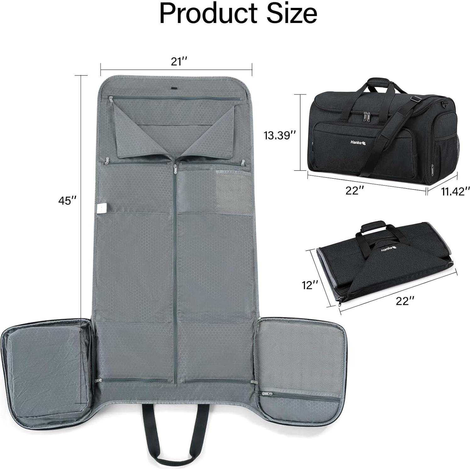 Bolsa de Viaje Hanke Duffle 2 en 1 con Compartimento para Zapatos