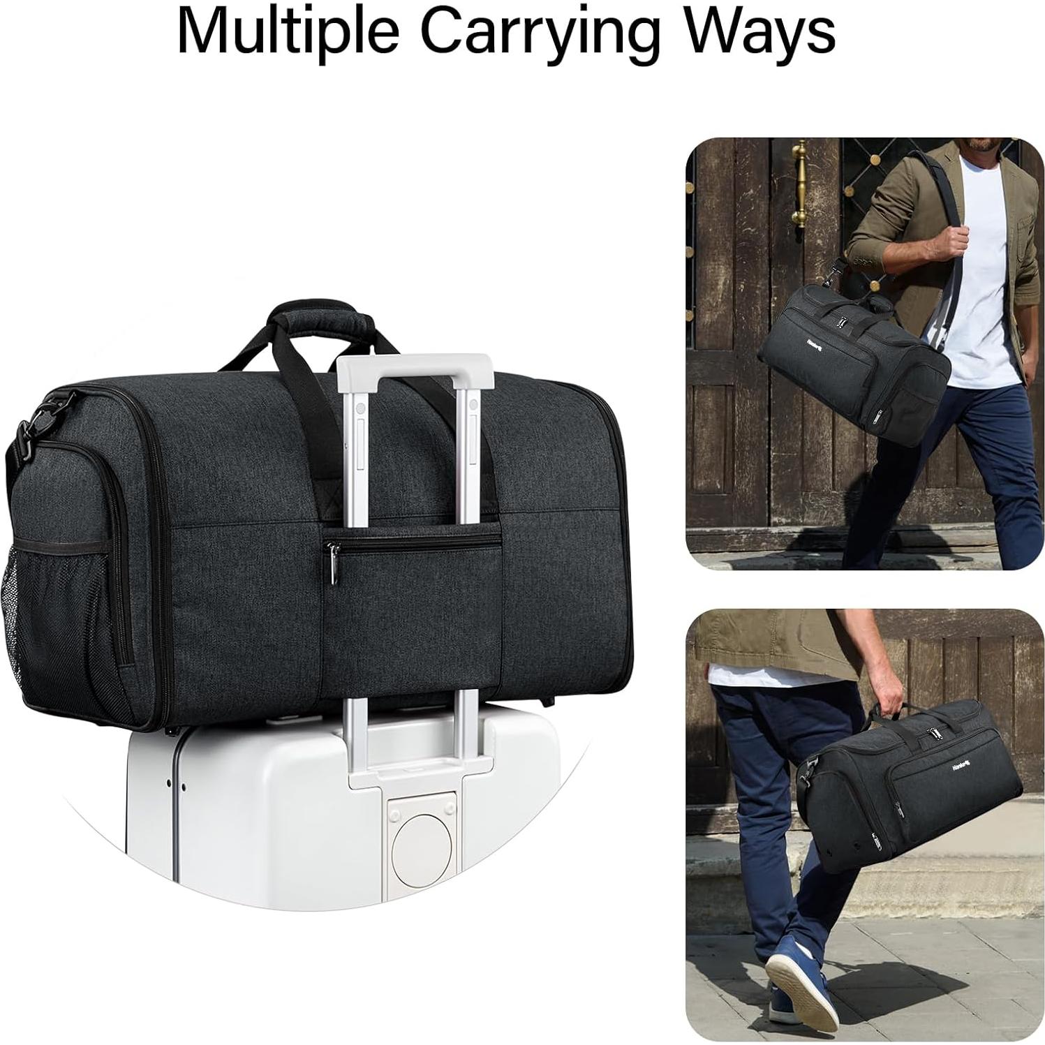Bolsa de Viaje Hanke Duffle 2 en 1 con Compartimento para Zapatos