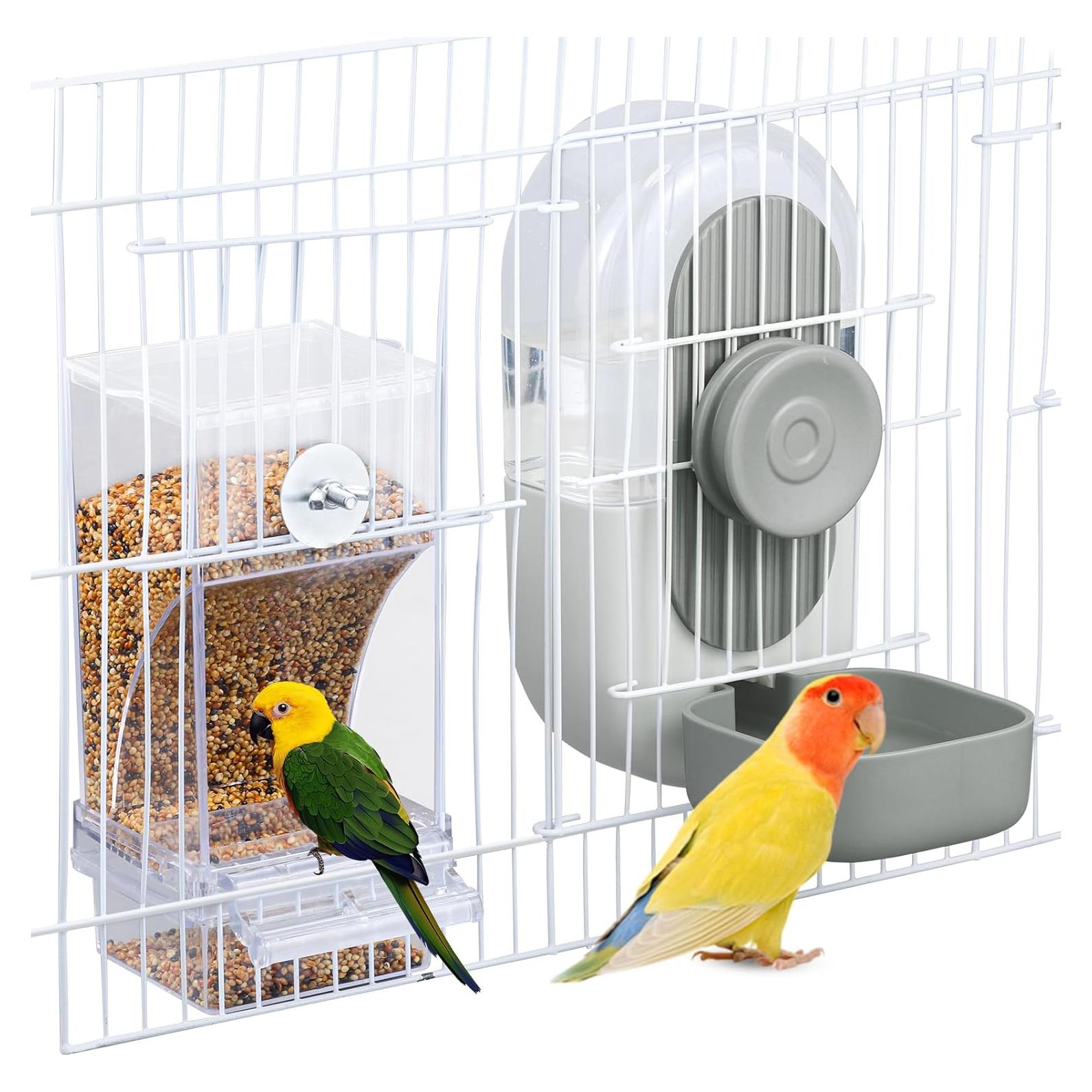 Conjunto Comedero y Dispensador de Agua Borunhe 22.4x17.8cm