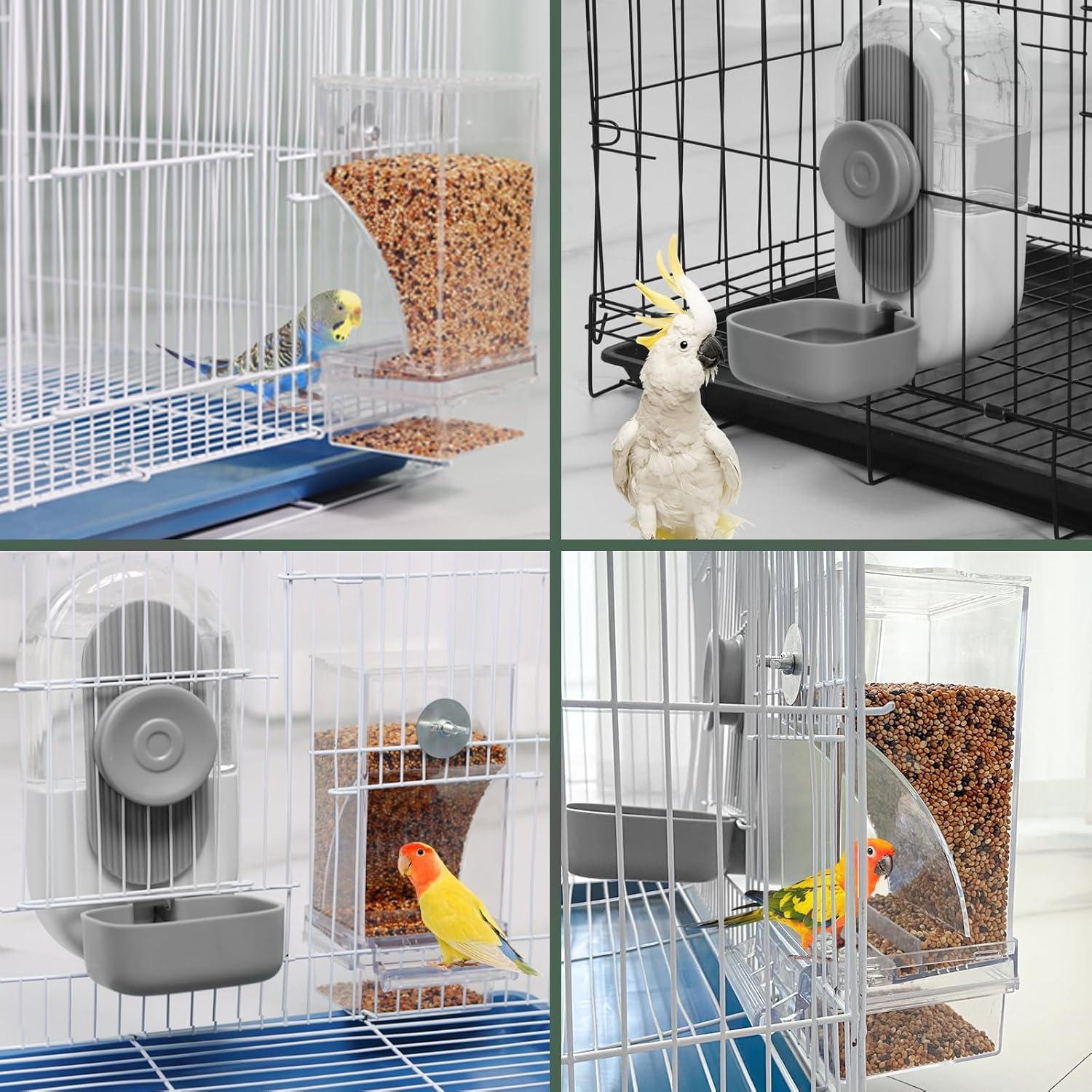 Conjunto Comedero y Dispensador de Agua Borunhe 22.4x17.8cm