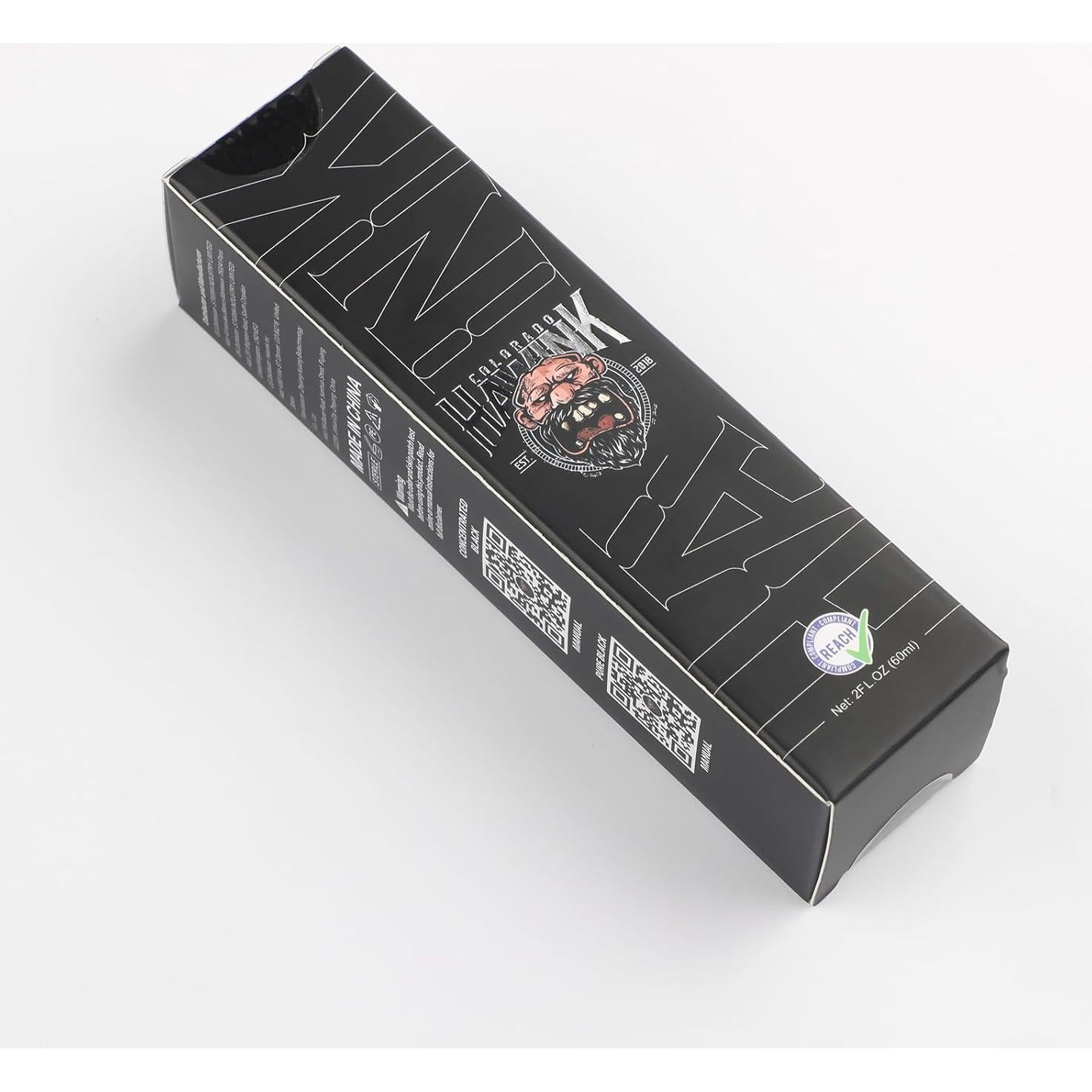 Tinta para Tatuajes HAWINK Negra 60ml Vegana Estándar