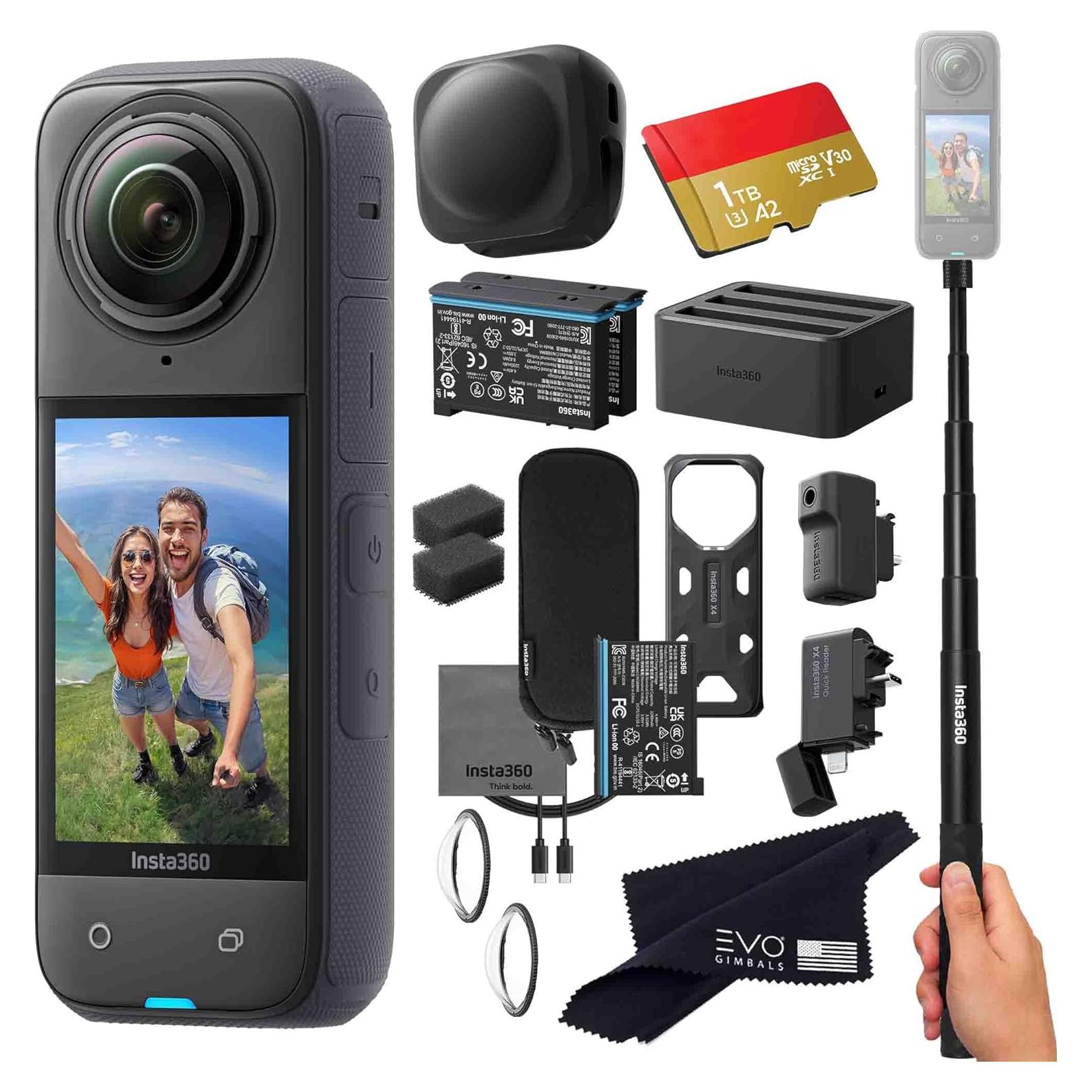 Cámara de acción 360 Insta360 X4 Pro 8K a prueba de agua