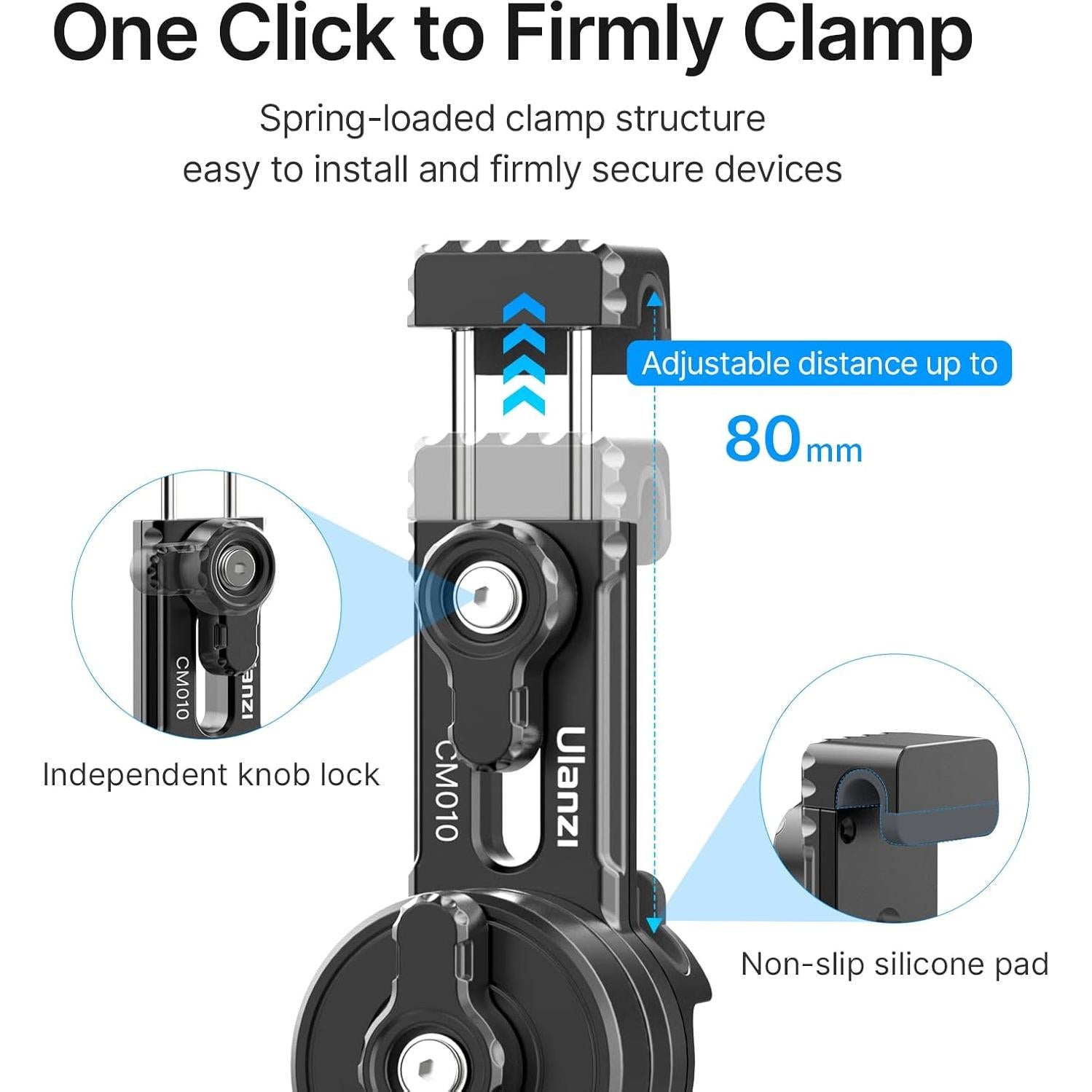 Soporte para Teléfono Móvil Jusmo CM010 Montaje en Valla