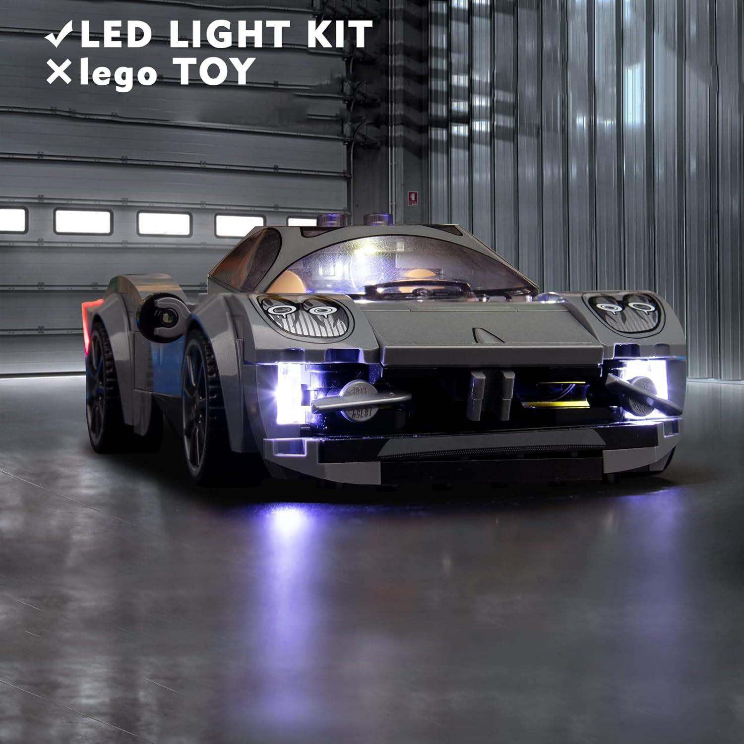 Juego de luces LED VONADO para Lego Pagani Utopia 76915