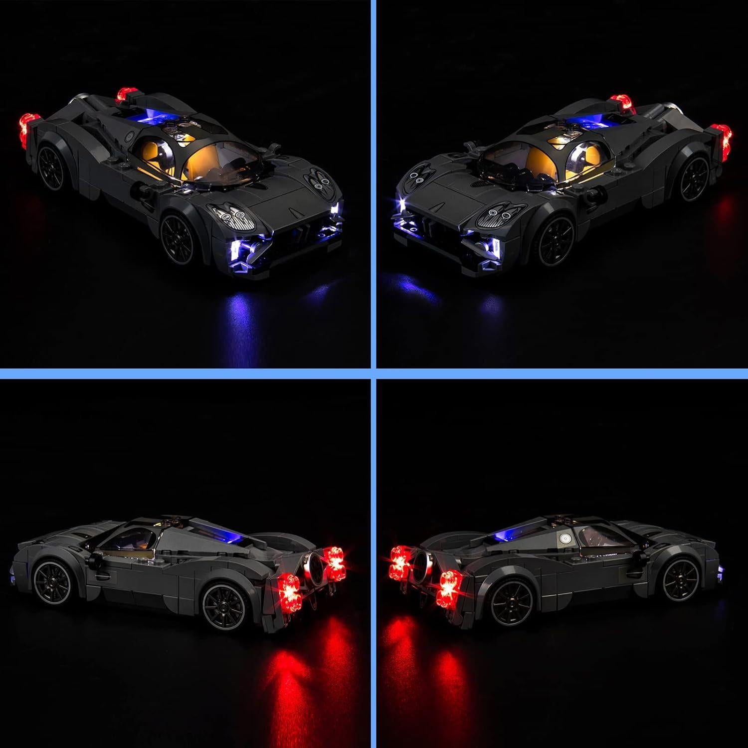 Juego de luces LED VONADO para Lego Pagani Utopia 76915