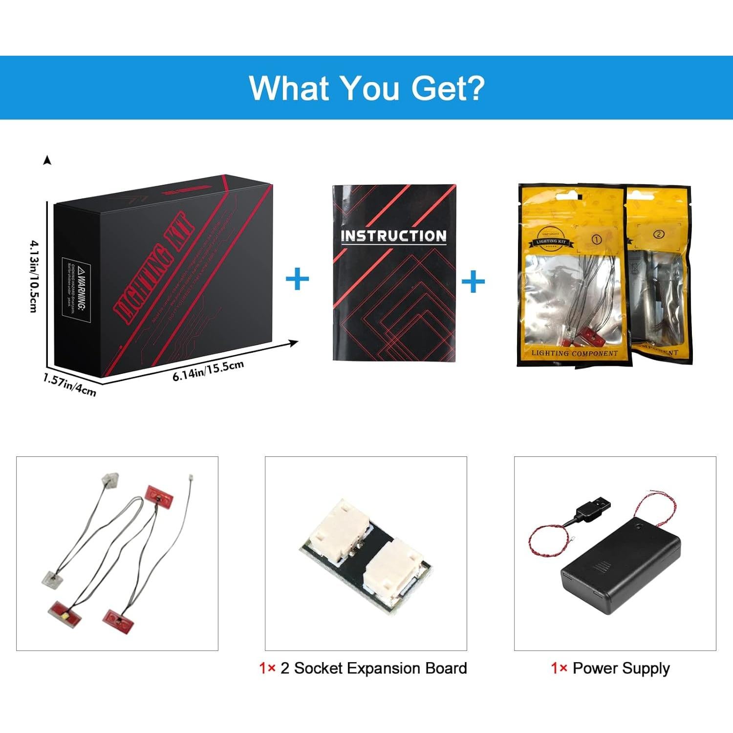 Juego de luces LED VONADO para Lego Pagani Utopia 76915