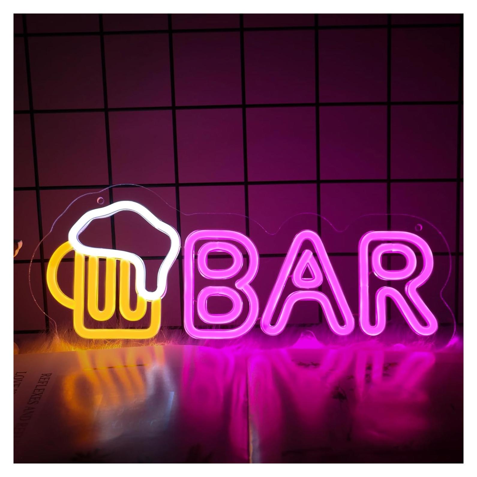 Letrero de Neón LED Goneons para Bar y Decoración 37.2x15.1cm