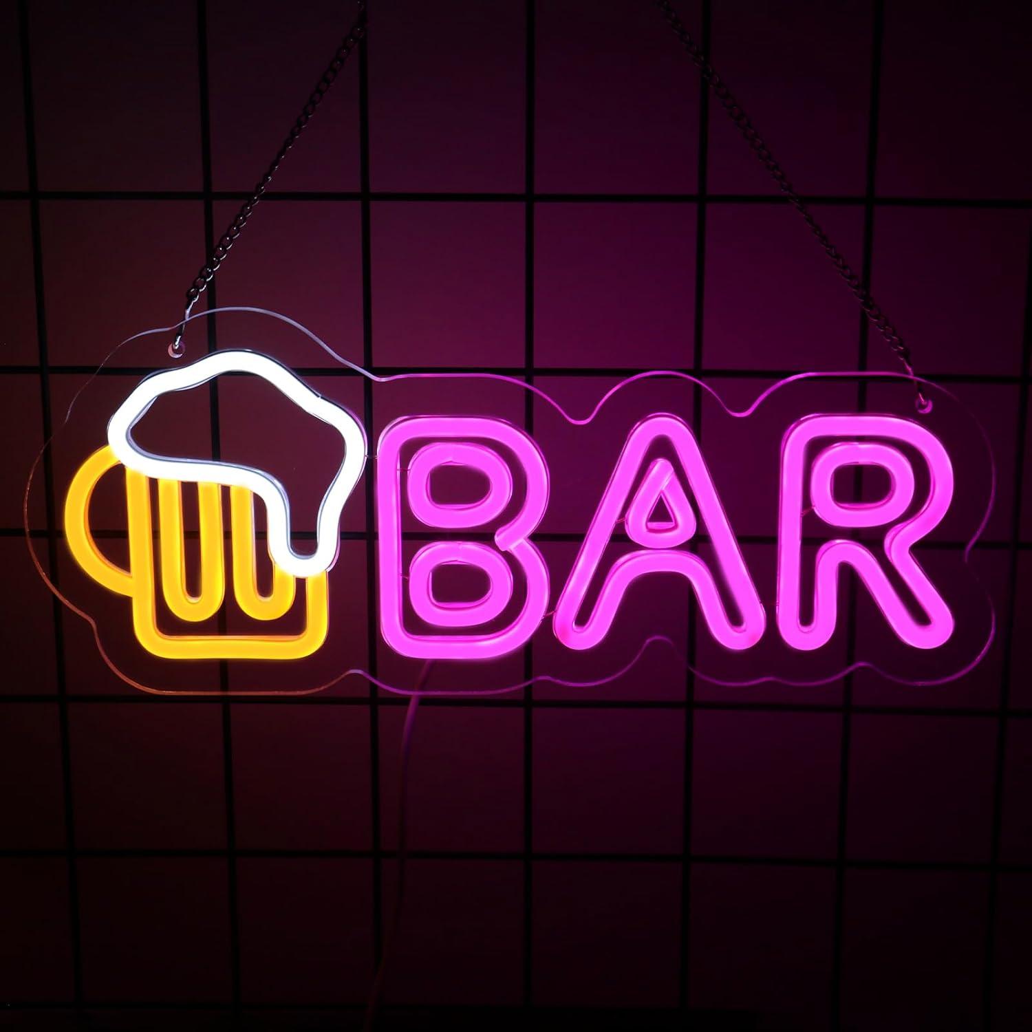 Letrero de Neón LED Goneons para Bar y Decoración 37.2x15.1cm