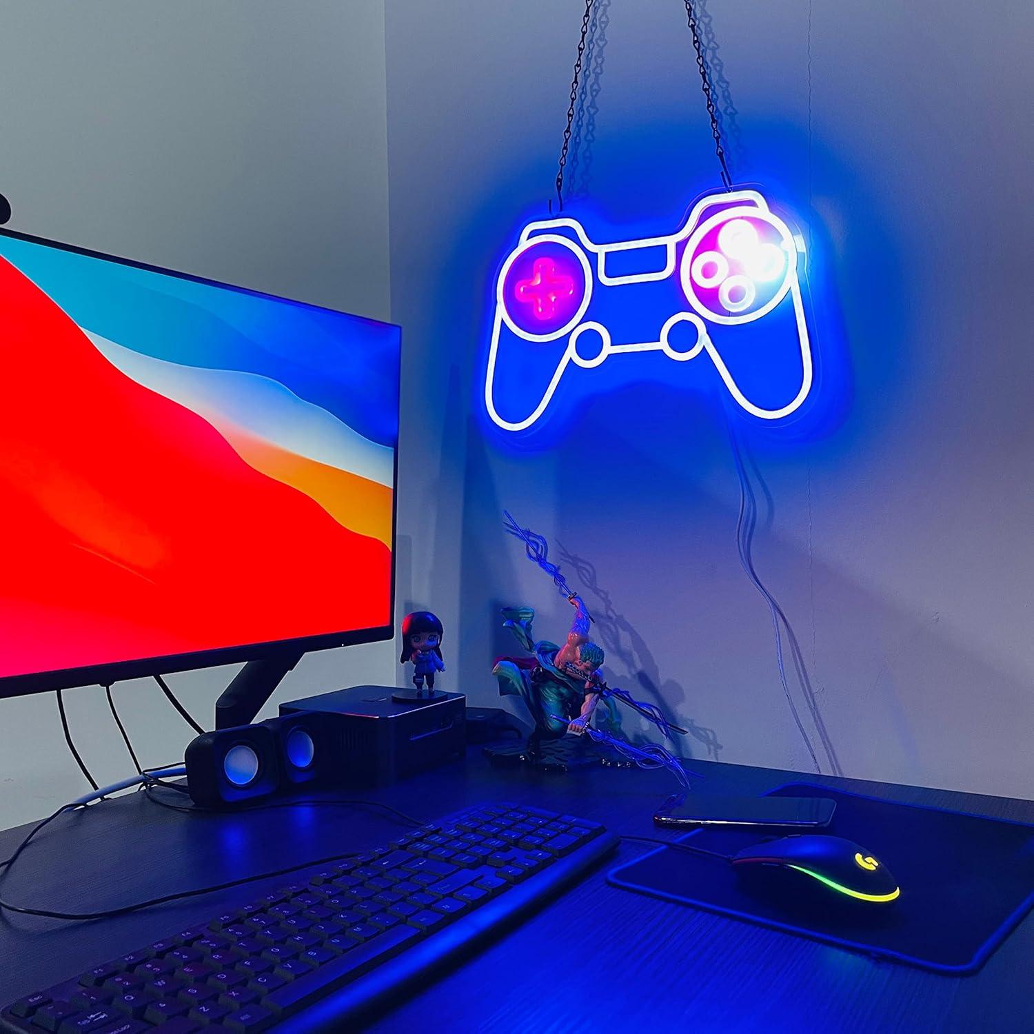 Luz de neón LED GGK Controlador de Juego 35.6x30.9 cm