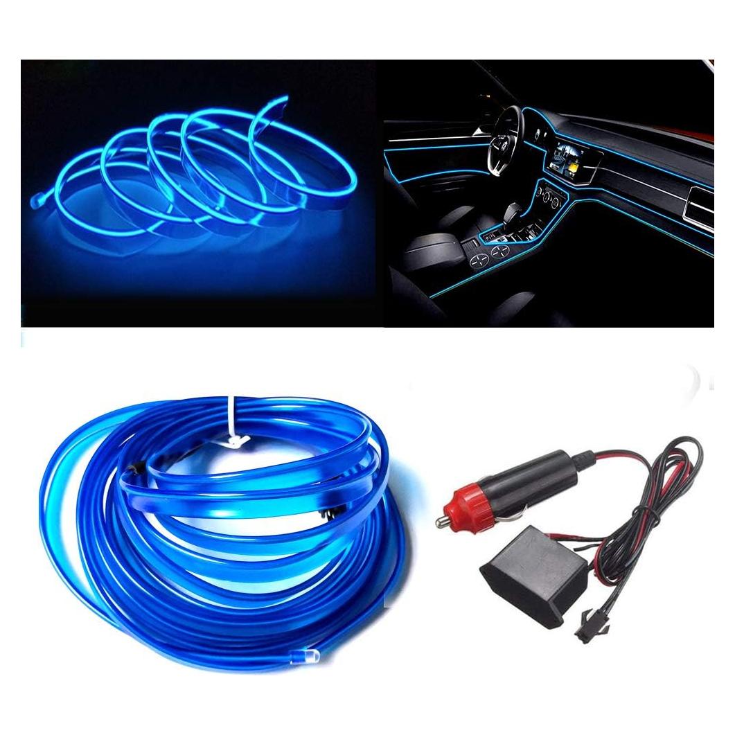 Cable LED Azul 3m MaxLax para Decoración Interior de Auto