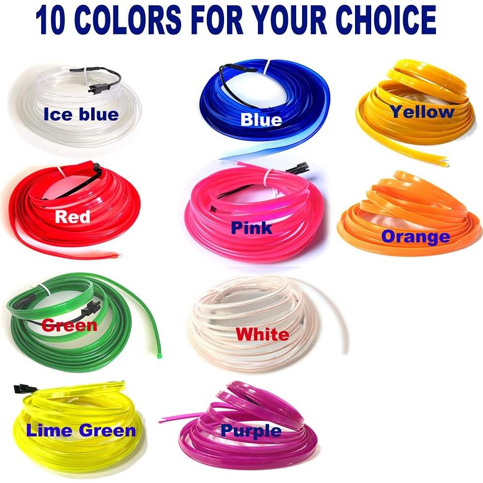 Cable LED Azul 3m MaxLax para Decoración Interior de Auto