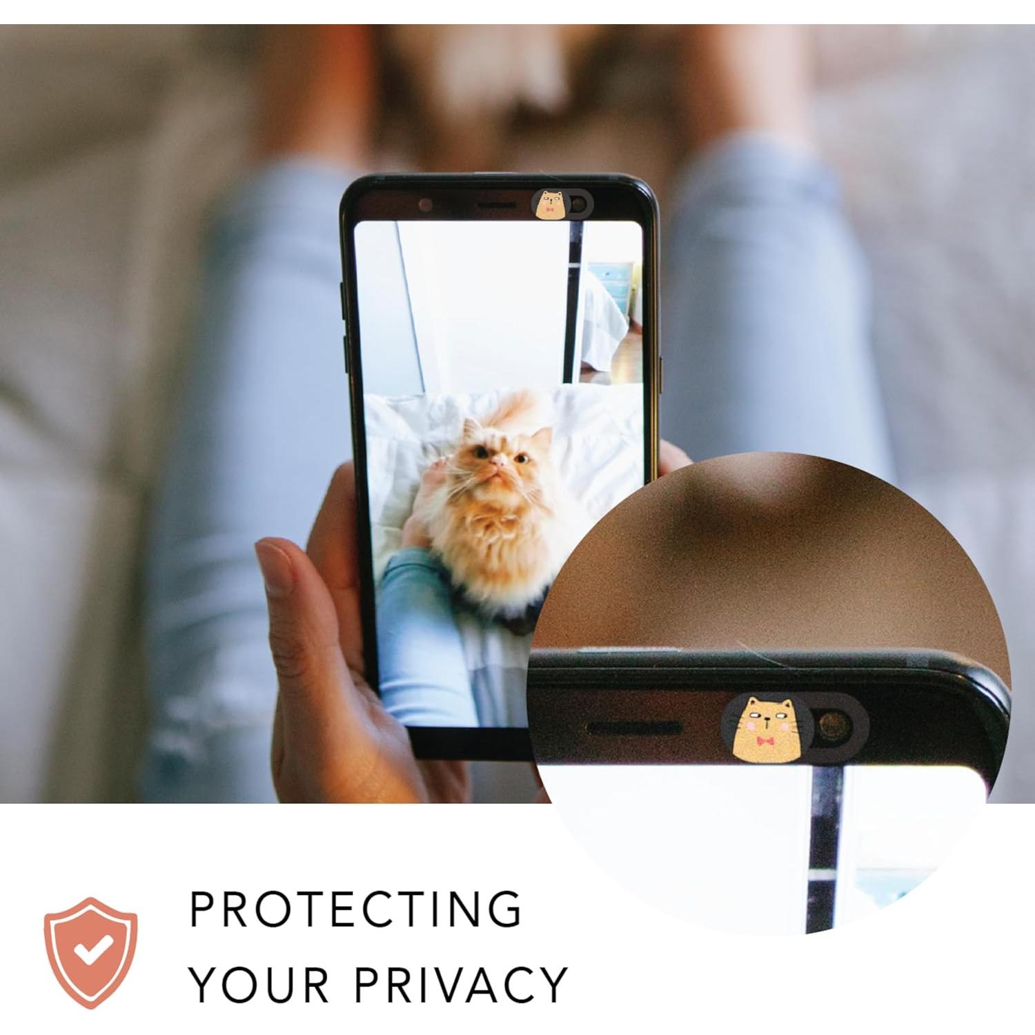Cubierta deslizante para webcam MESMOS Gatos Lindos - Pequeña