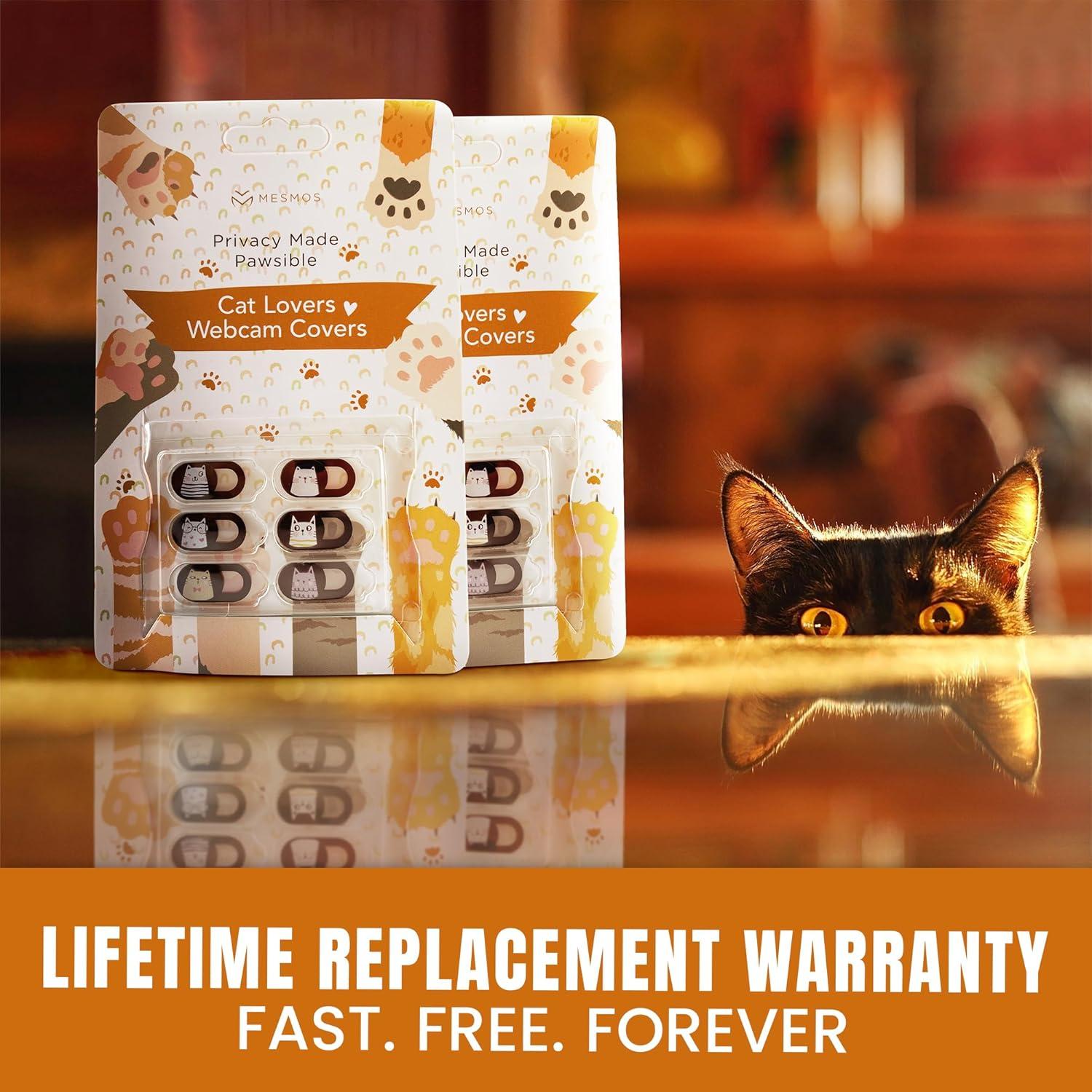 Cubierta deslizante para webcam MESMOS Gatos Lindos - Pequeña