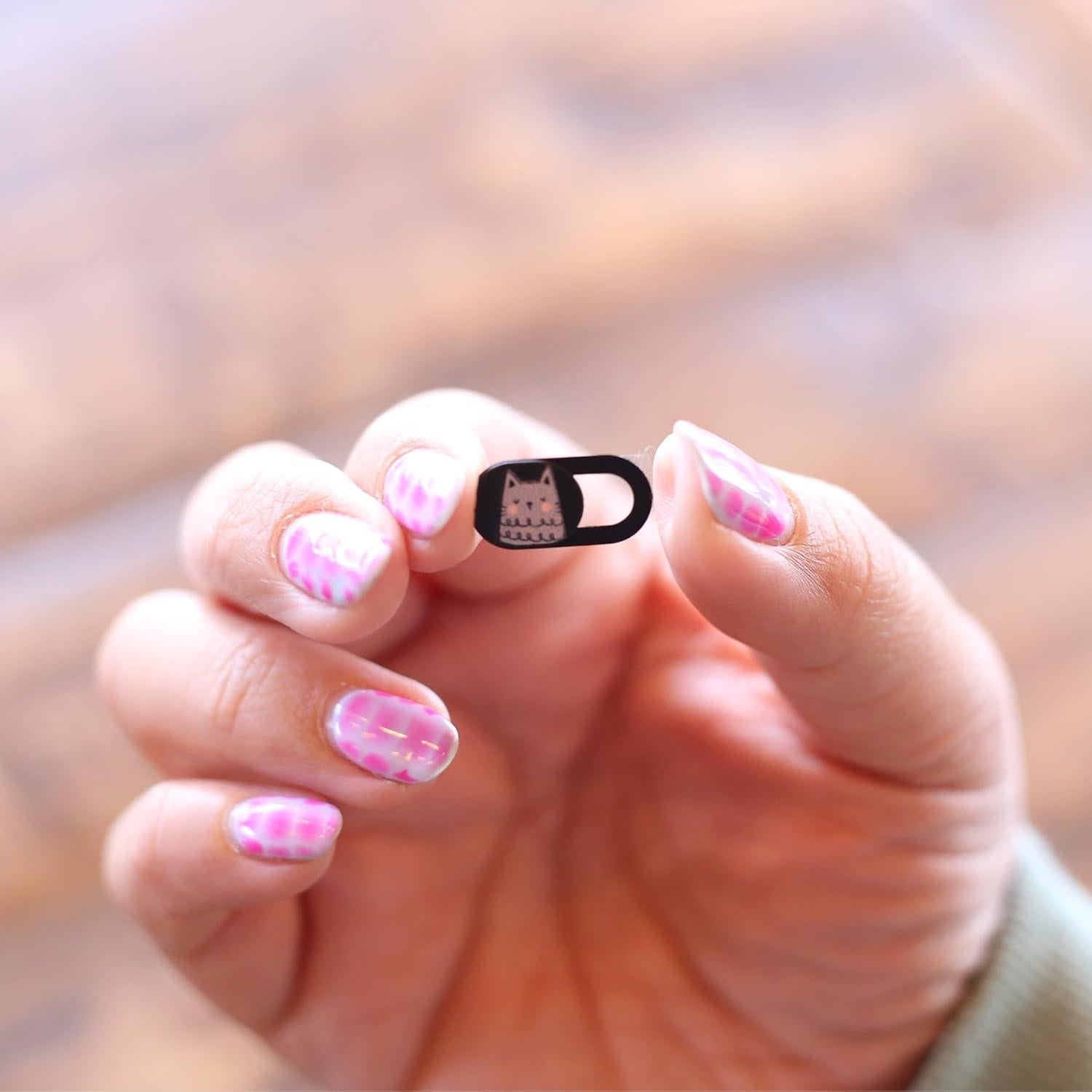 Cubierta deslizante para webcam MESMOS Gatos Lindos - Pequeña