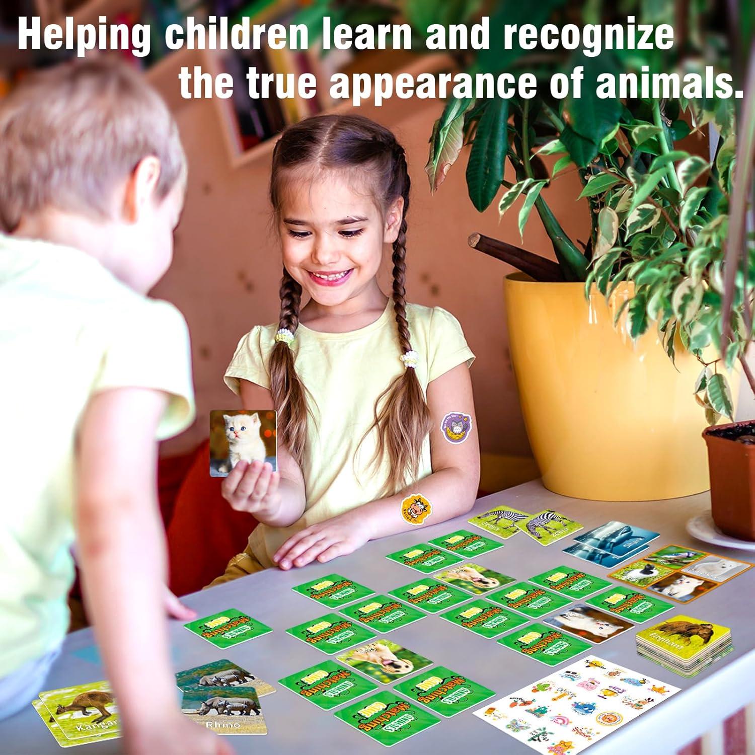 Juego de Emparejamiento de Animales Xinwanqu 100 Piezas