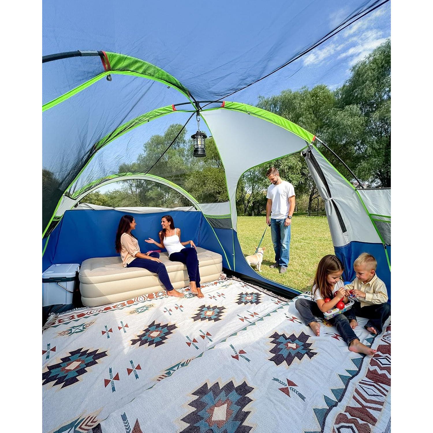 Tienda de Camping Loyeahcamp para 8 Personas Impermeable