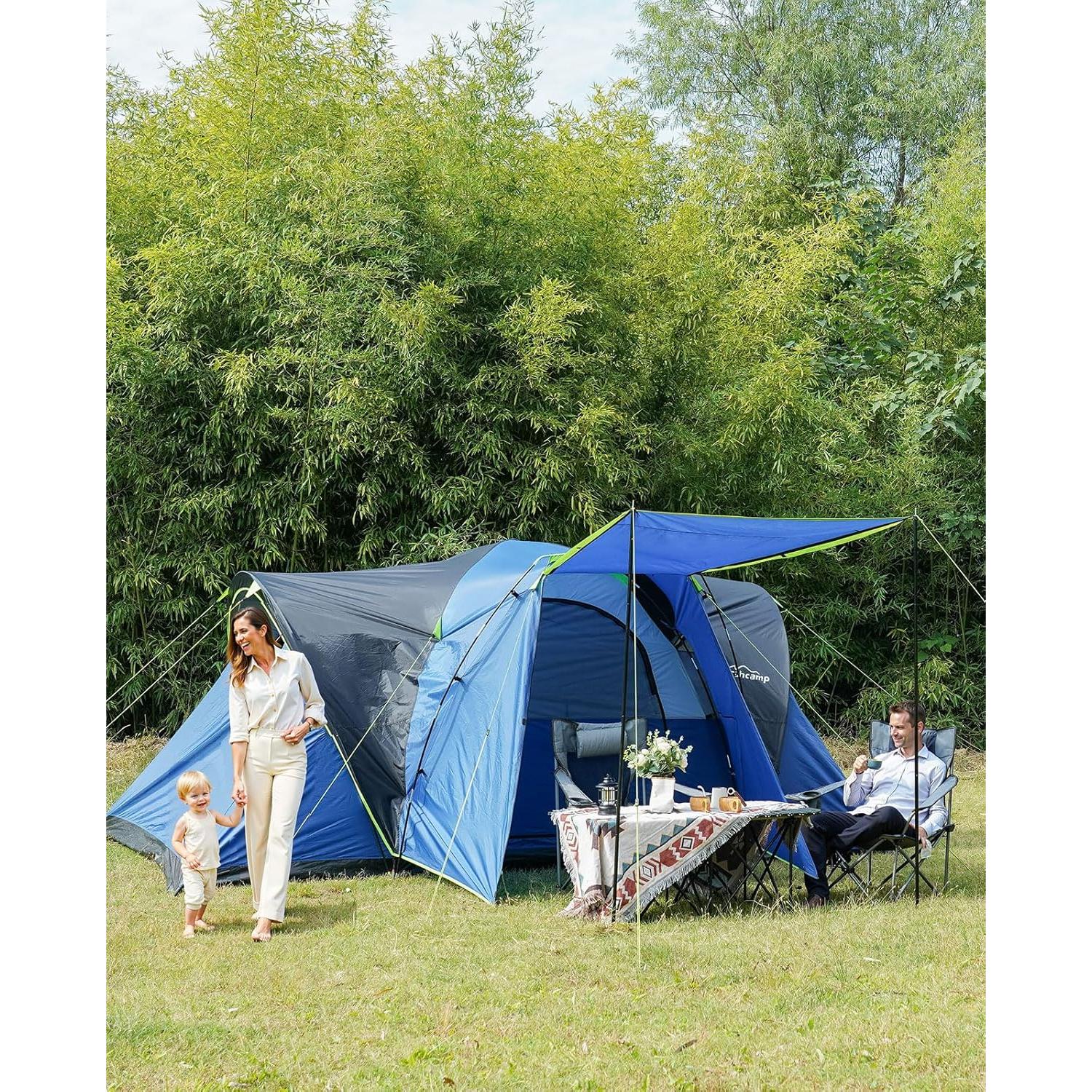 Tienda de Camping Loyeahcamp para 8 Personas Impermeable