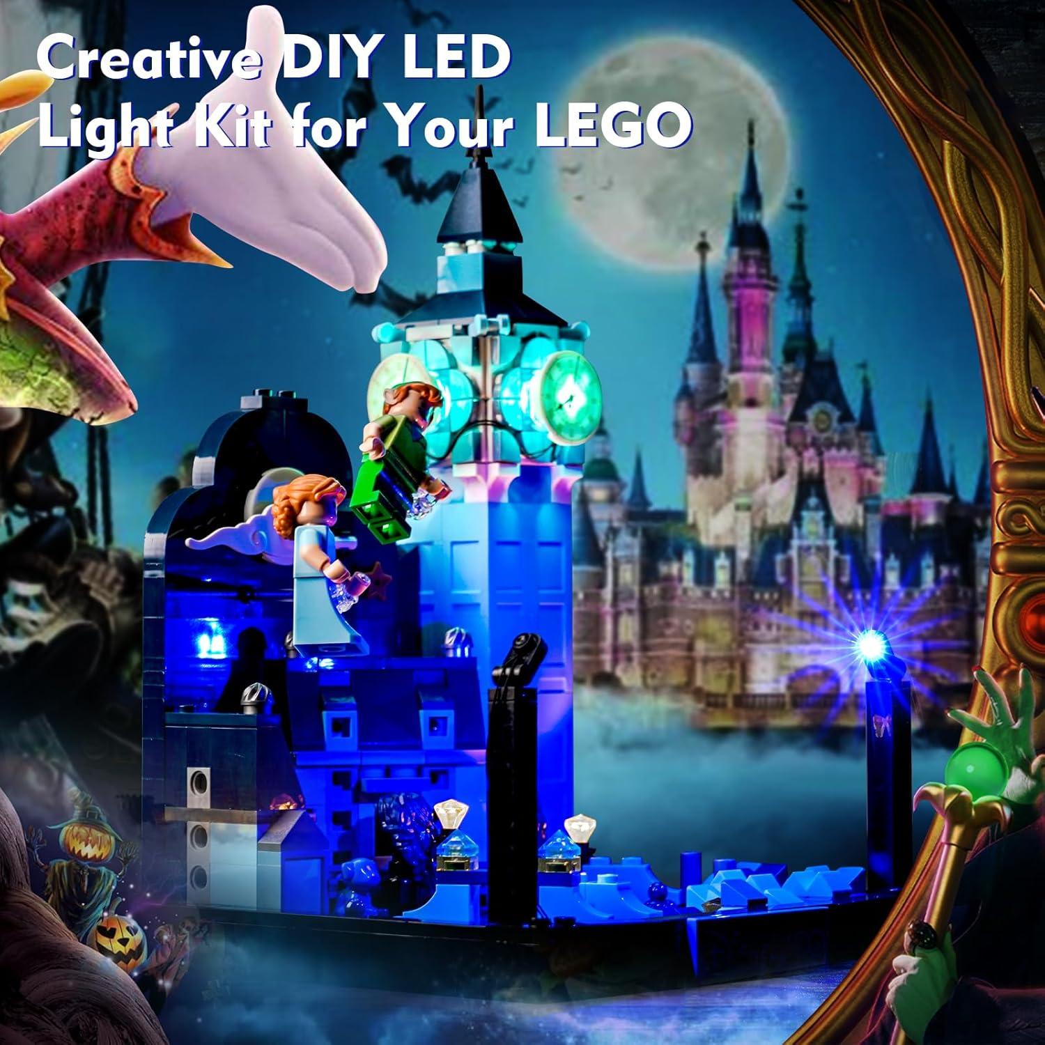 Kit de Luz LED LocoLee para LEGO 43232 Peter Pan y Wendy
