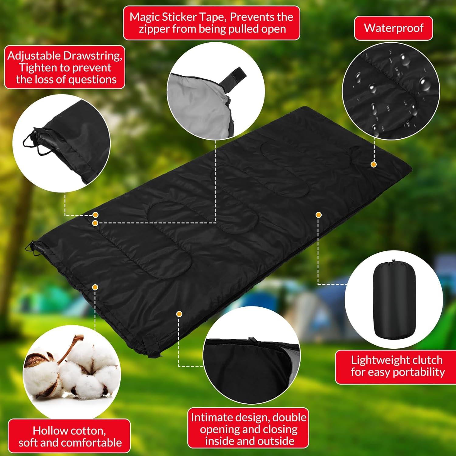 Saco de Dormir Macarrie 12 Paquetes Impermeable 190x75cm