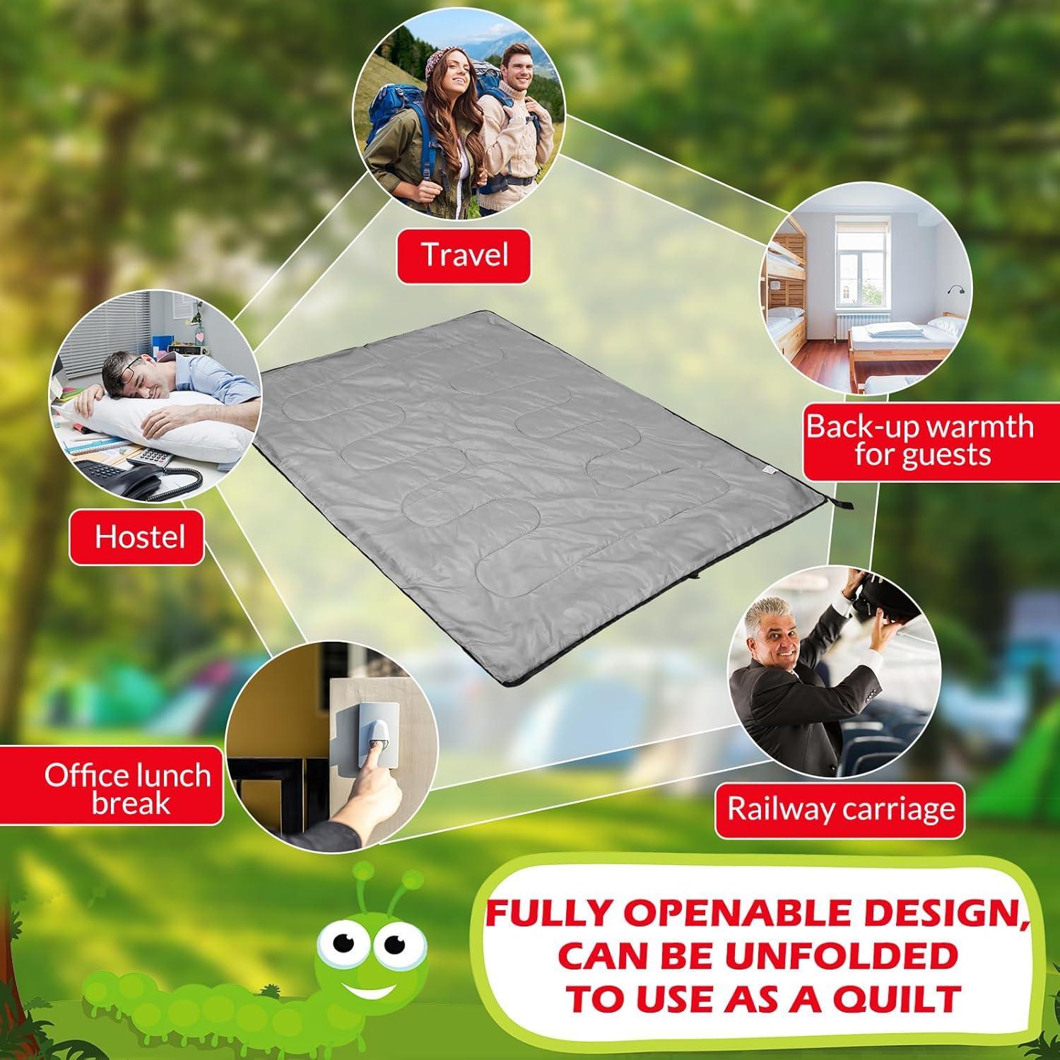 Saco de Dormir Macarrie 12 Paquetes Impermeable 190x75cm