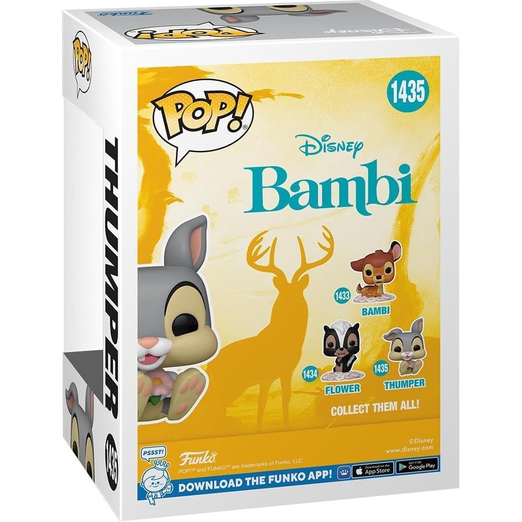 Figura de Vinilo Pop! Thumper Disney Bambi 80 Aniversario 9.53 cm