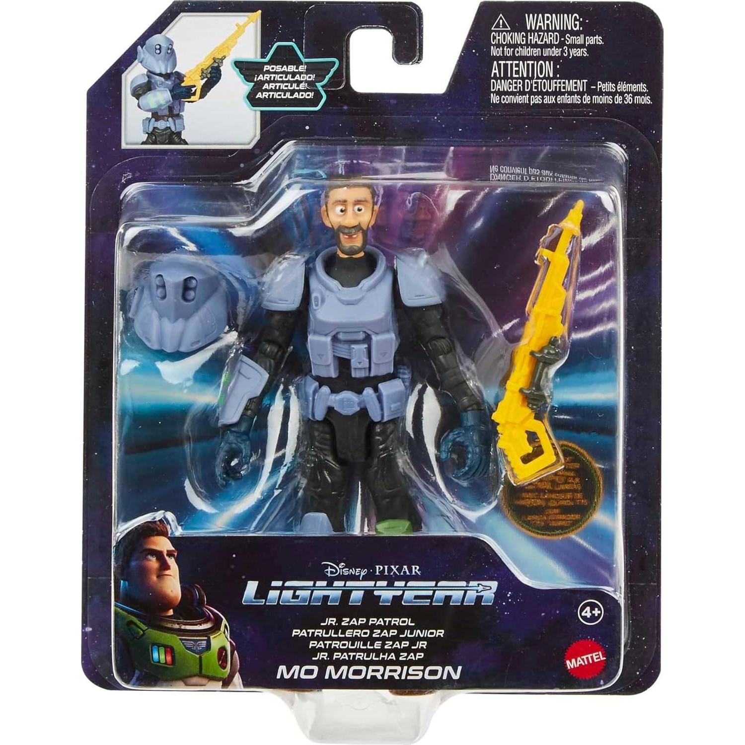 Figura de acción Mo Morrison Mattel Lightyear Jr. Zap Patrol 13.84 cm