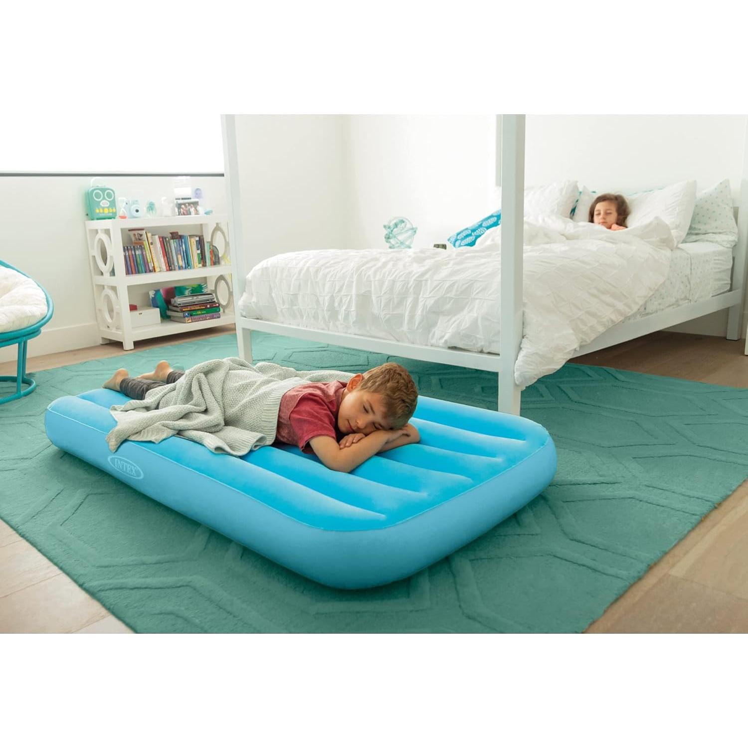 Cama Inflable Intex Cozy Kidz 87.6x157.5 cm - Suave como Terciopelo