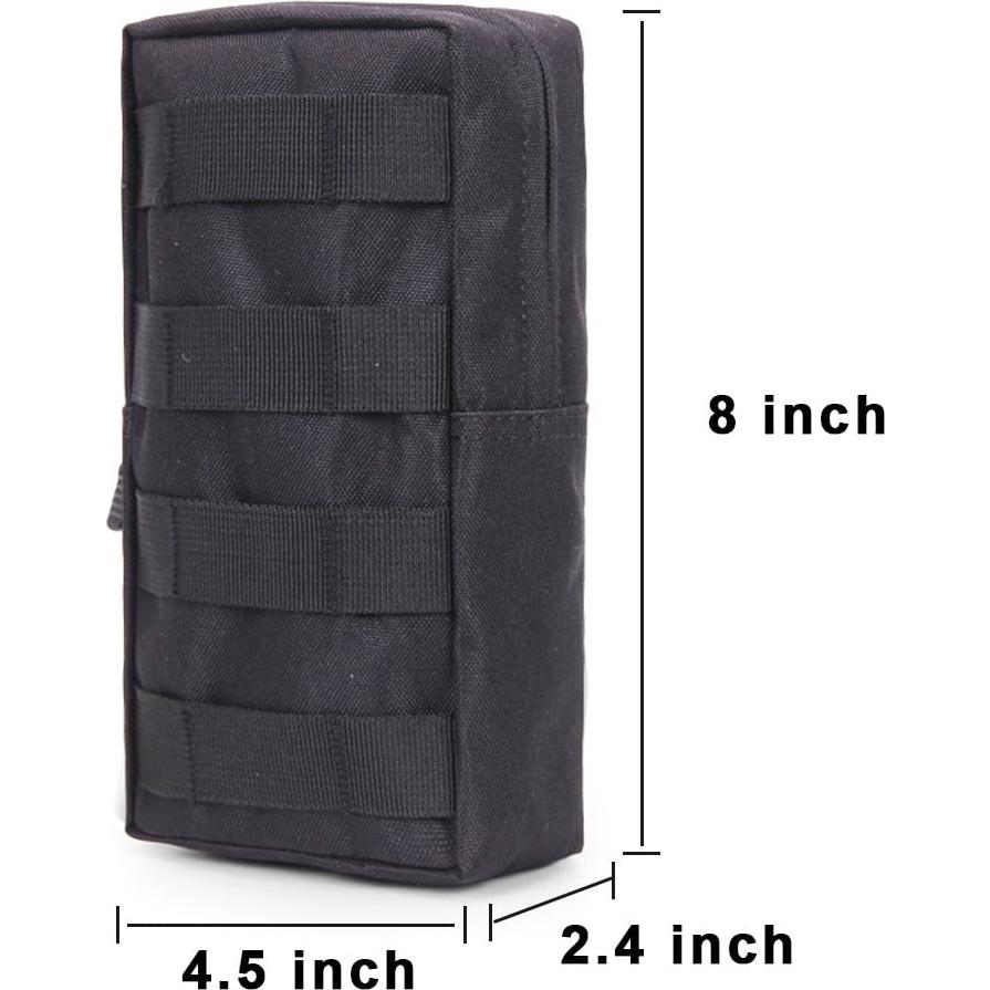 Molle Pouches, Tactical Admin Pouch Compact EDC Utility Gadget Gear Pouch Military Carry Accessory Belt Hanging Waist Bag
