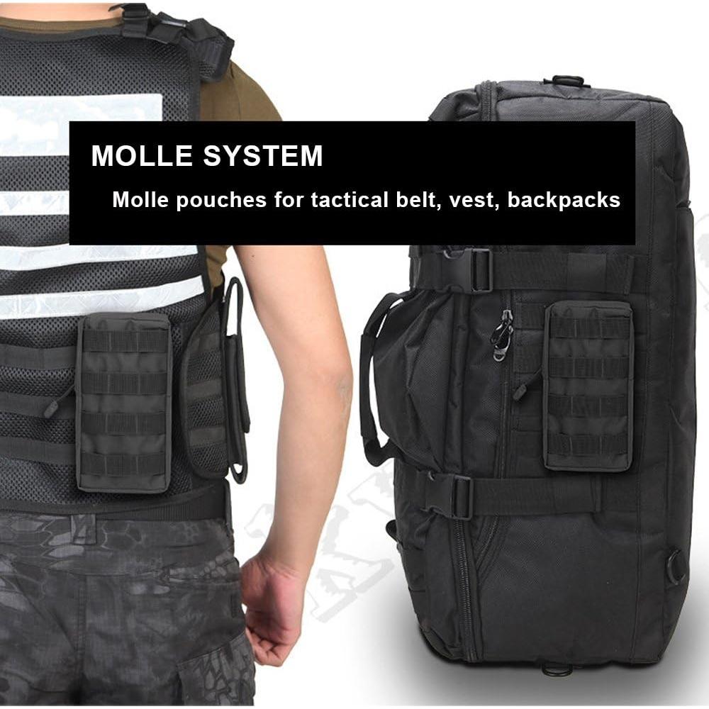 Molle Pouches, Tactical Admin Pouch Compact EDC Utility Gadget Gear Pouch Military Carry Accessory Belt Hanging Waist Bag