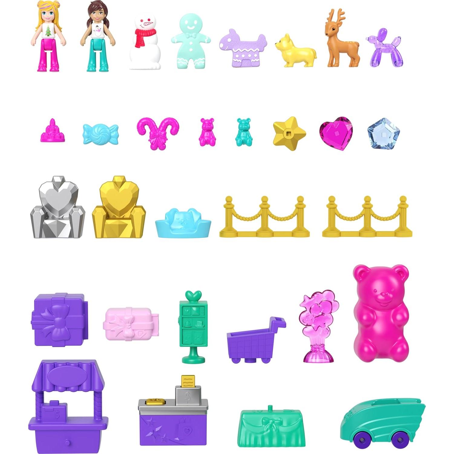 Calendario de Adviento Polly Pocket Casa de Jengibre 25 Sorpresas