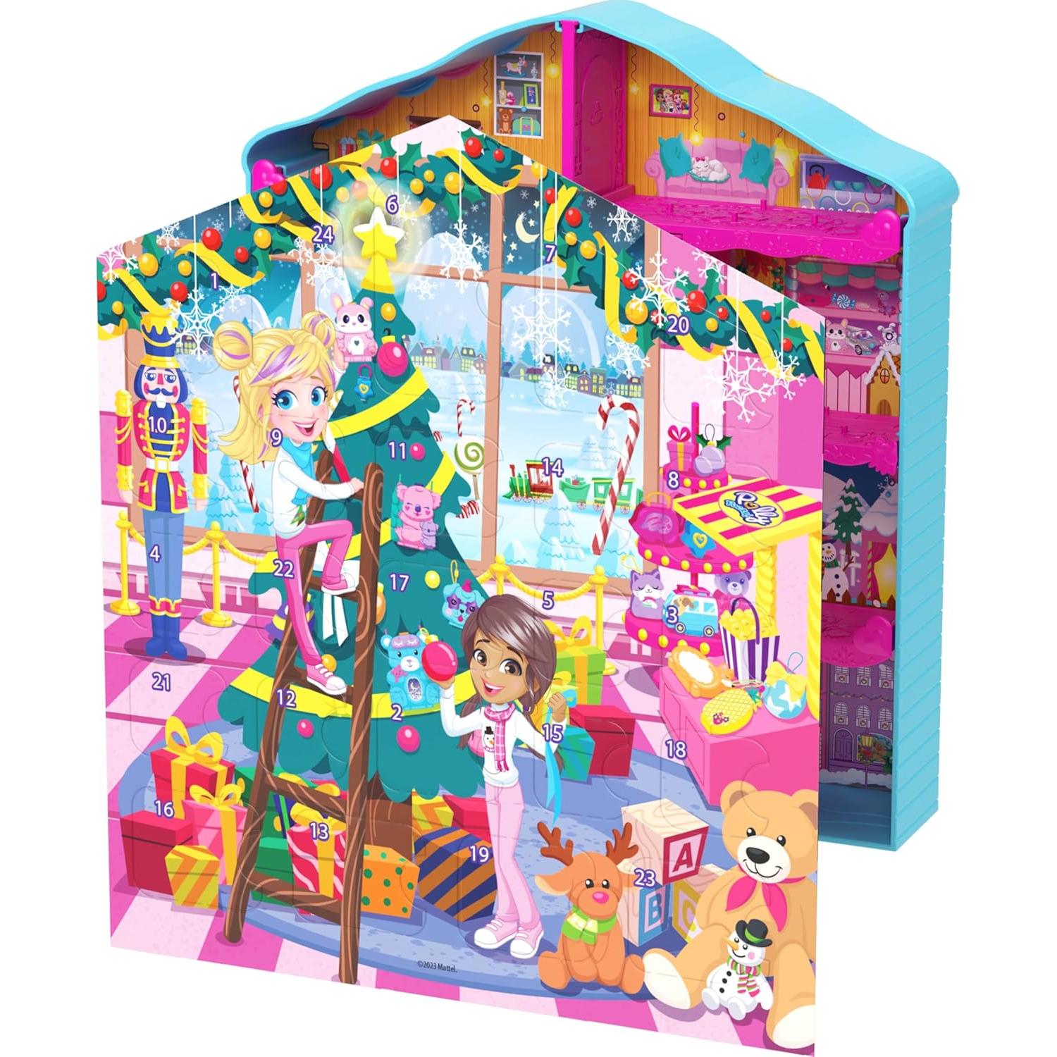 Calendario de Adviento Polly Pocket Casa de Jengibre 25 Sorpresas