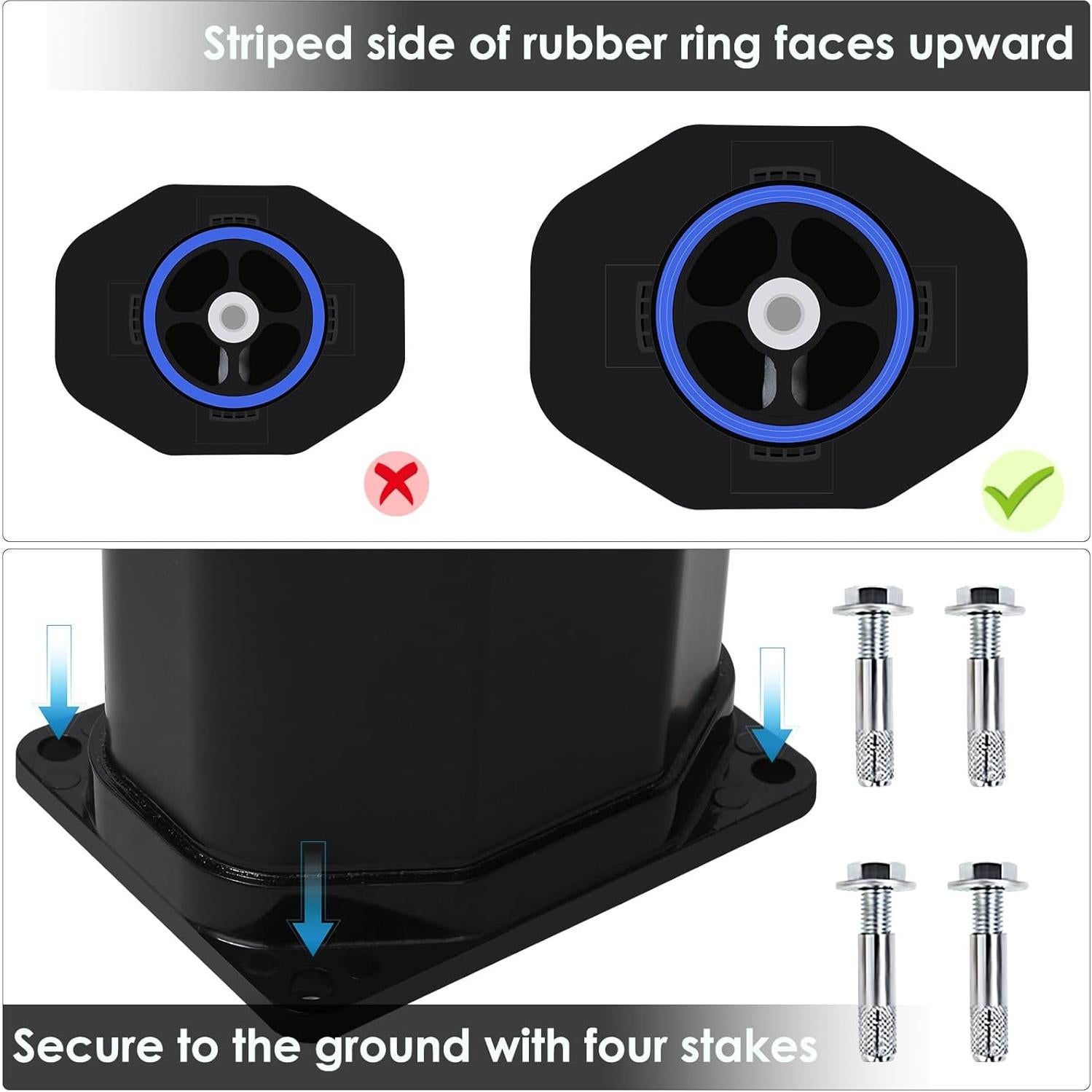 MAMIZO Outdoor Solar Shower, 10.6 Gallon/16 Gallon Solar Heated Shower with Shower Head and Foot Shower Tap, 2-Section Pool Shower with Protective Cover for Backyard, Garden, Beach Spa (16 GAL)