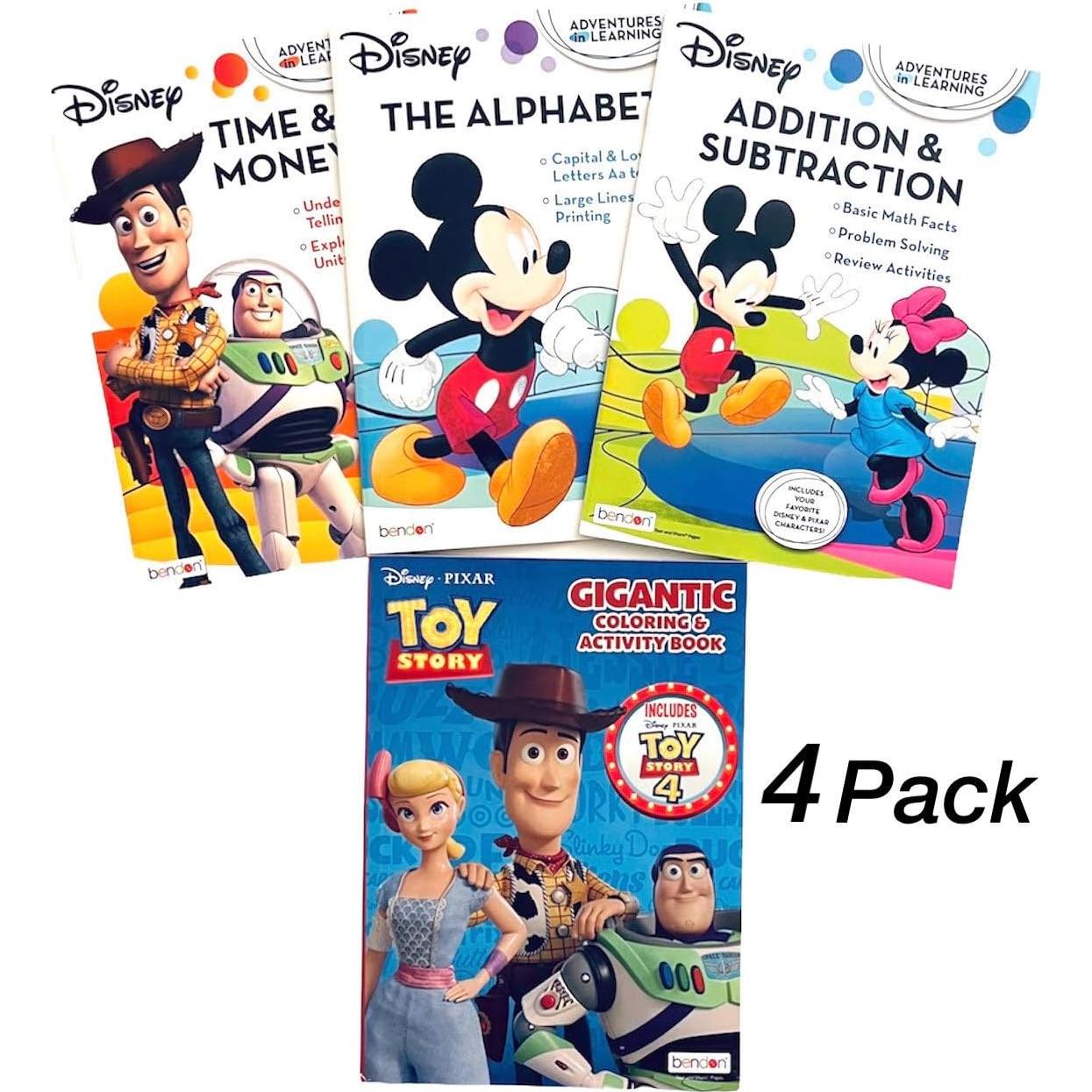Conjunto de Cuadernos de Aprendizaje Disney Toy Story - 4 Unidades