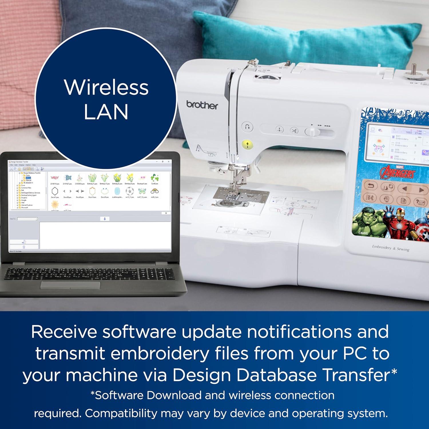 Máquina de Coser y Bordar Brother LB5500M Marvel 2-en-1