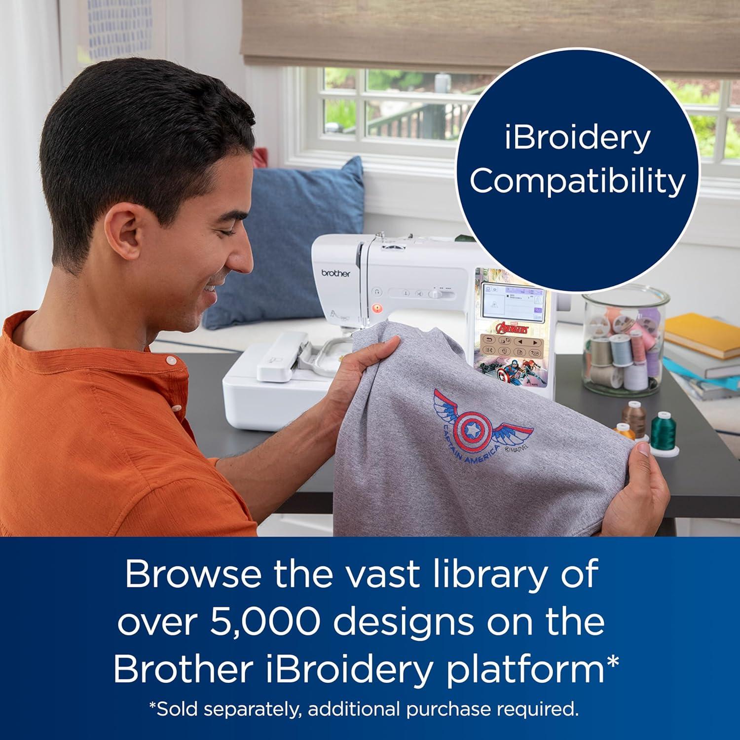 Máquina de Coser y Bordar Brother LB5500M Marvel 2-en-1