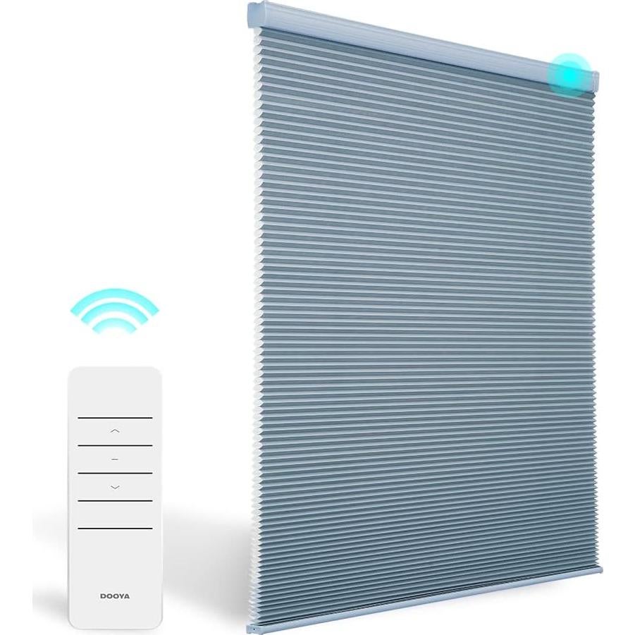 Persiana Motorizada Changshade 1 Panel Azul Oscuro Sin Cuerda